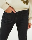 Jeans - Donkergrijze jeans, bootcut fit