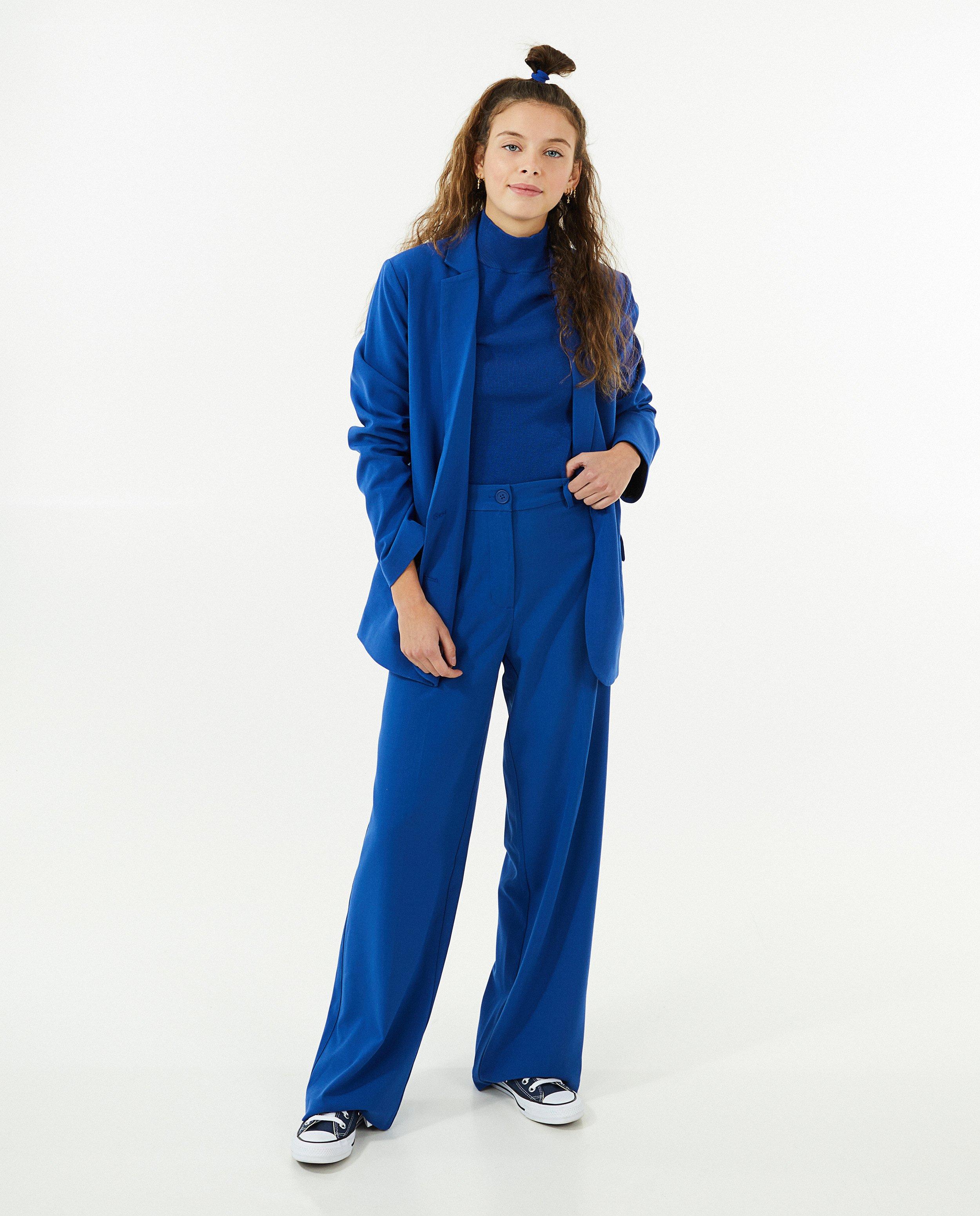 Blauwe top van fijne brei - null - Groggy
