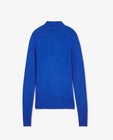 Pulls - Top bleu en fin tricot