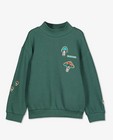 Sweaters - Petrol sweater met patches