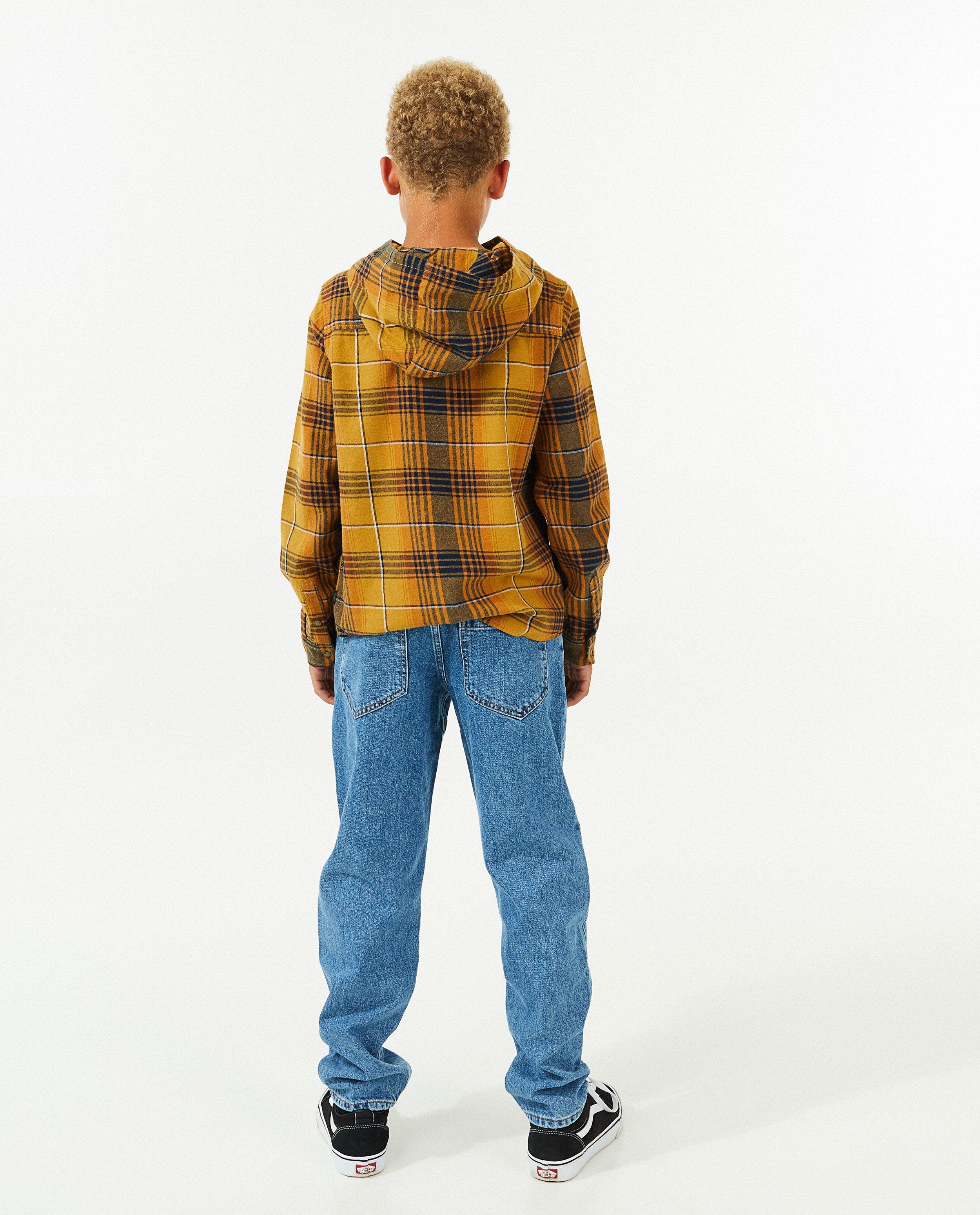 Chemises - Chemise à carreaux avec un capuchon