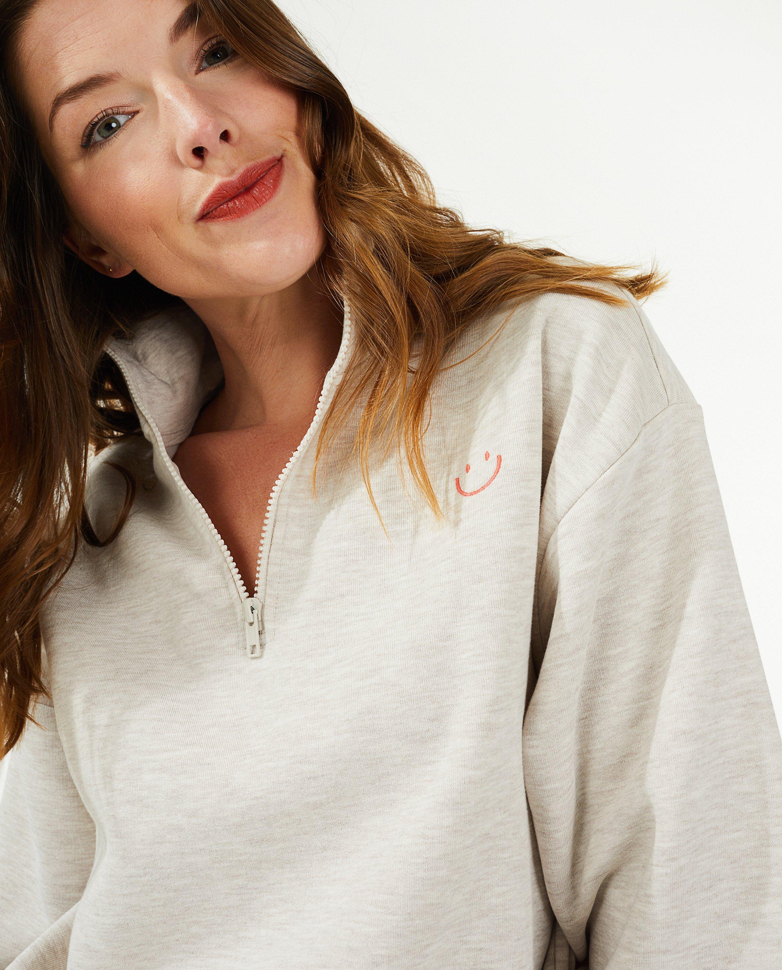 Sweats - Sweat avec une fermeture à glissière courte