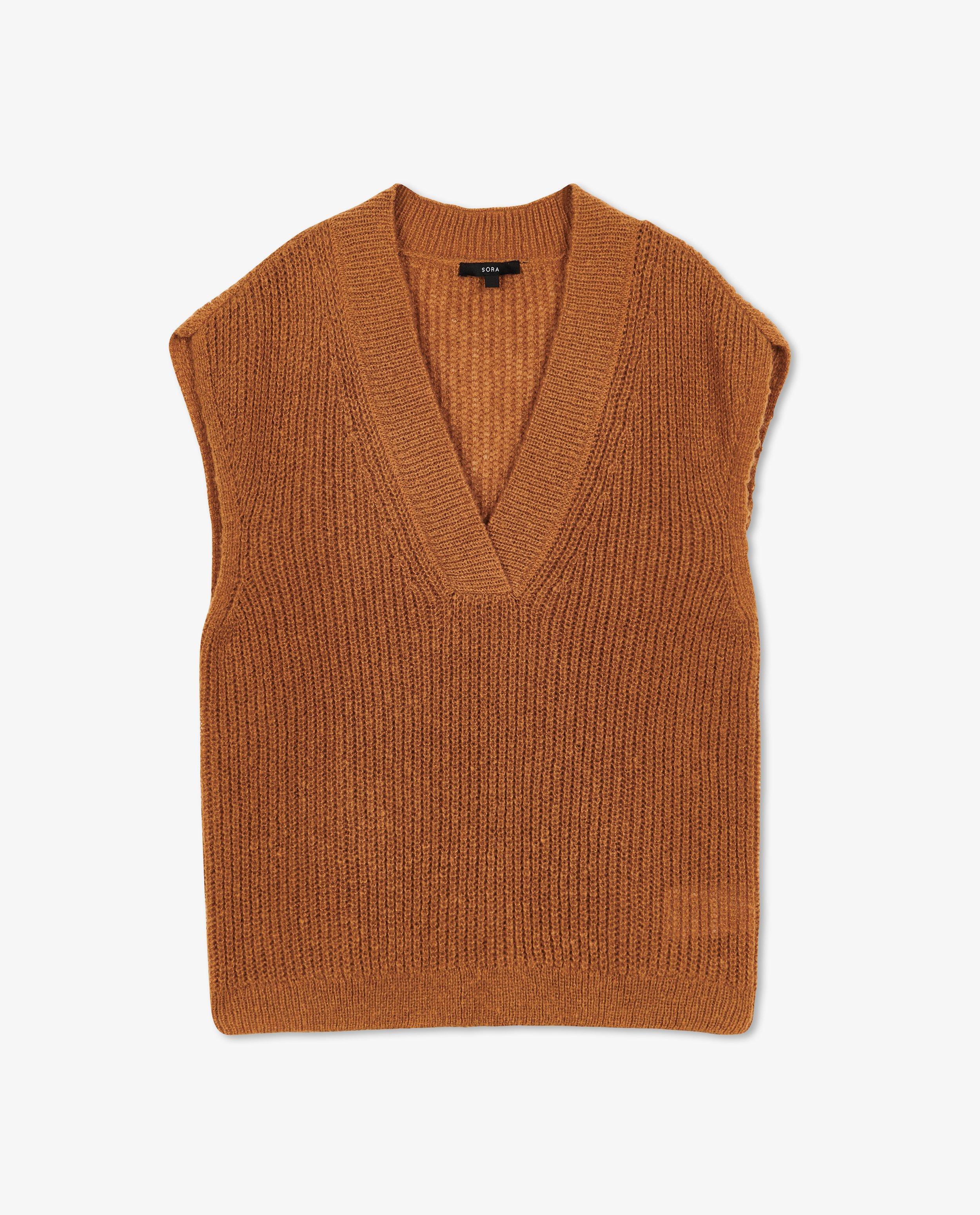 Pulls - Débardeur brun