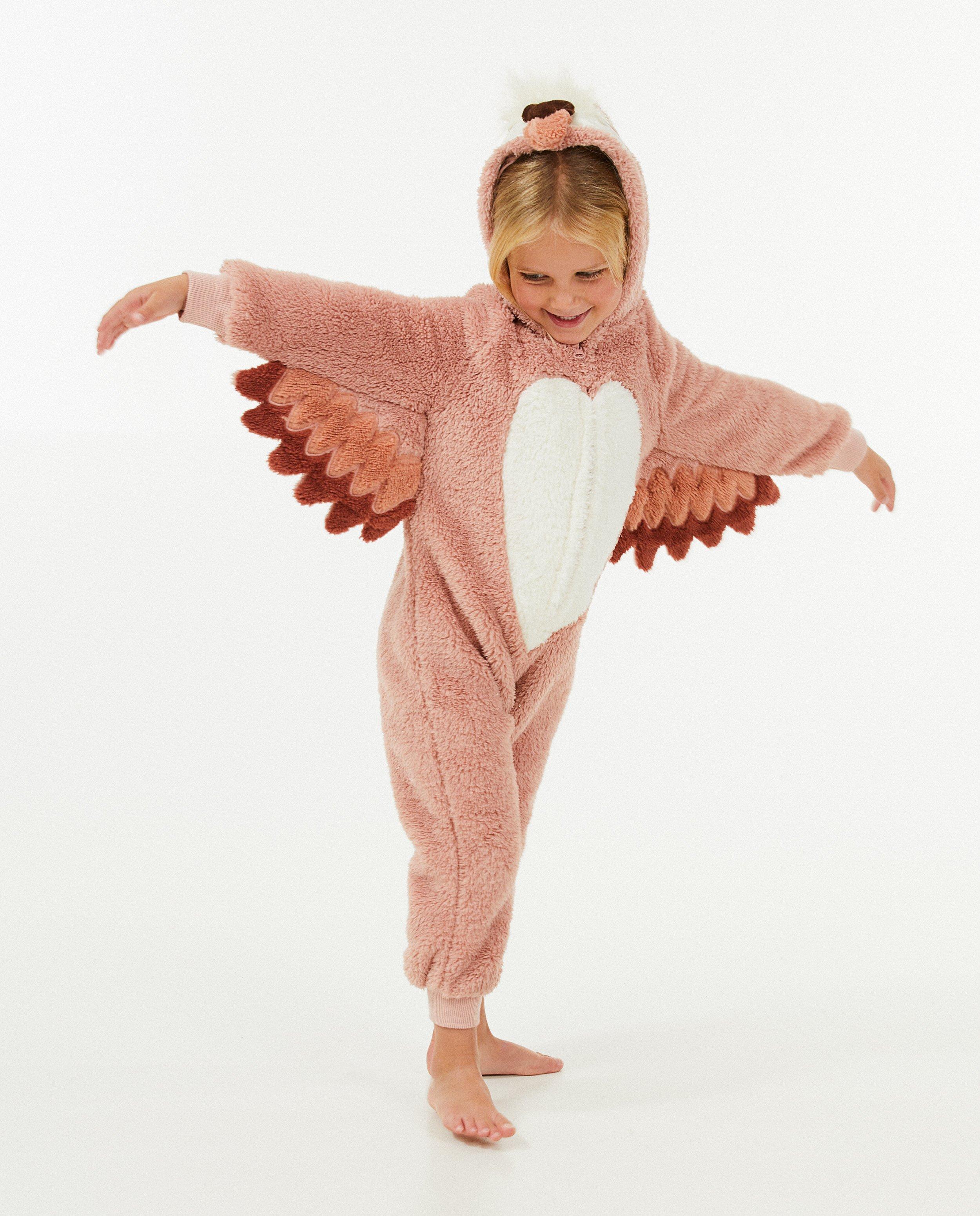 Roze onesie met vleugels - null - Milla Star