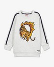 Grijze sweater met tijgerprint - null - Sturdy & Jubel