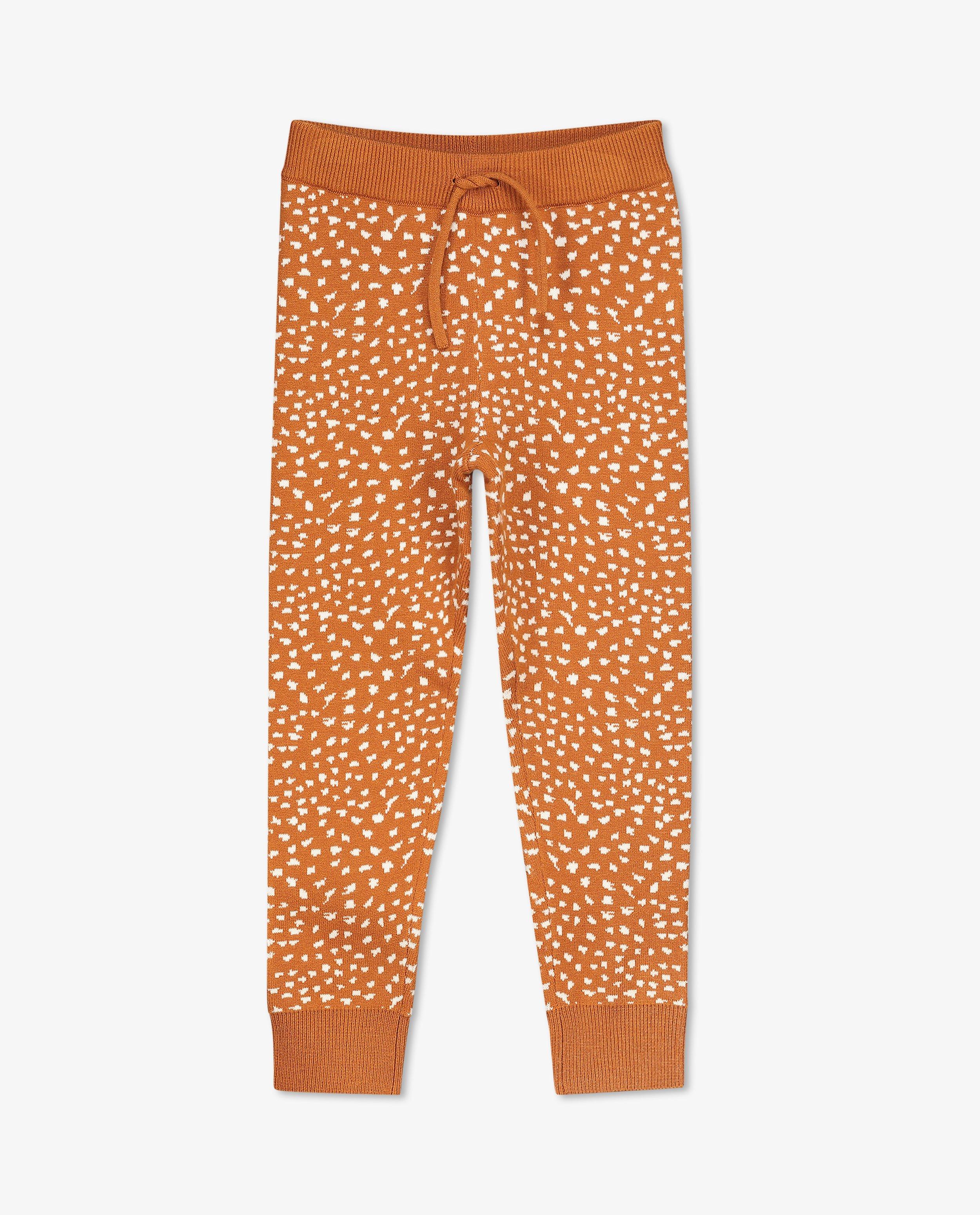 Broeken - Gebreide broek met print