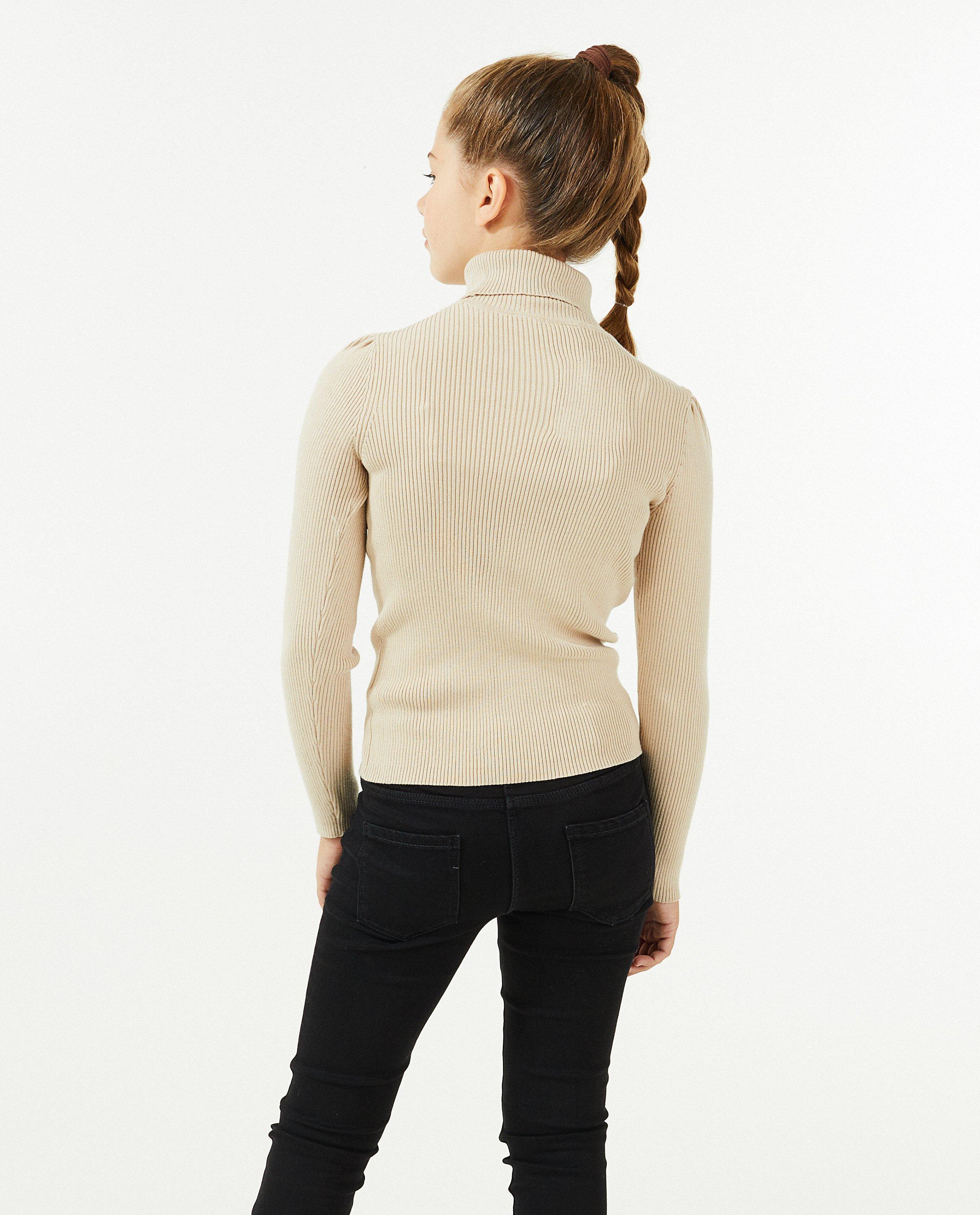 Dunne coltrui met rib - Product Detail - lichtbeige - afbeelding nummer 3