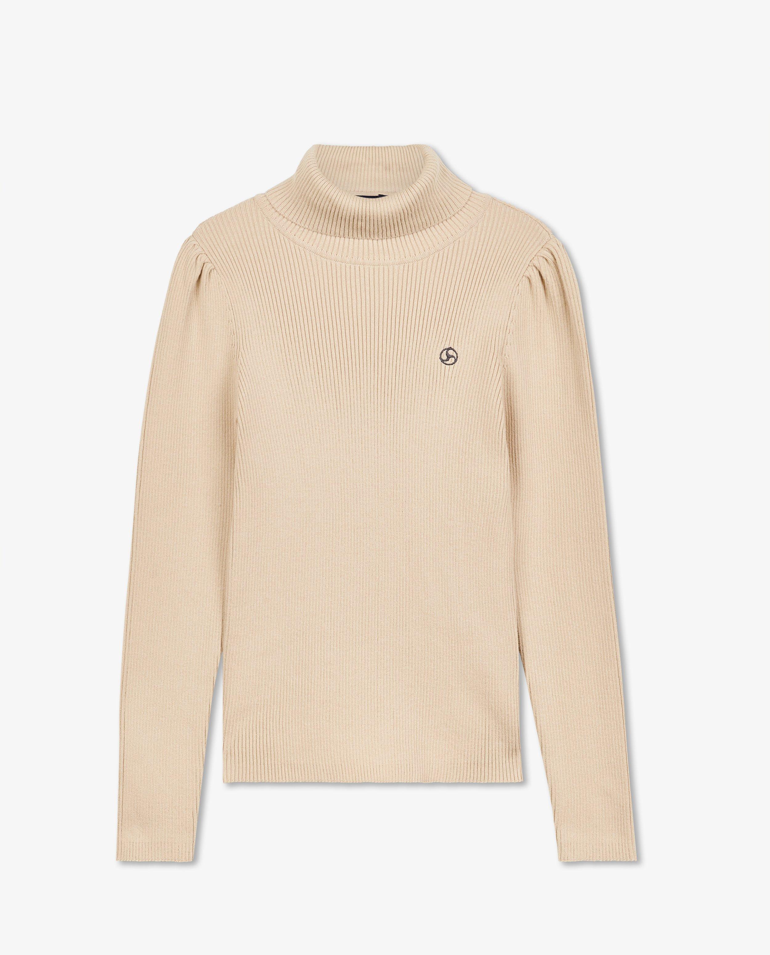 Dunne coltrui met rib - Product Detail - lichtbeige - afbeelding nummer 5