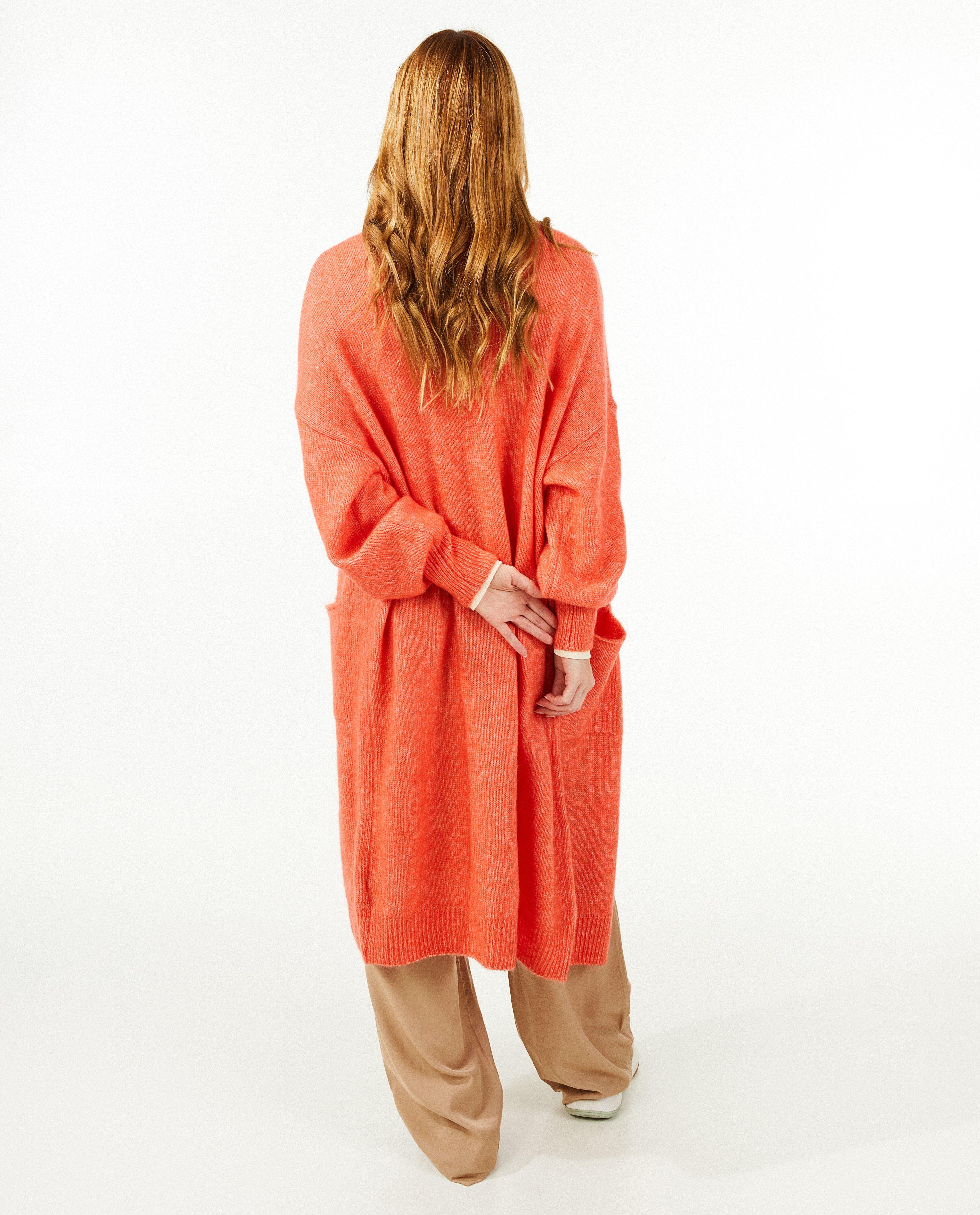 Cardigan - Gebreide cardigan, lange fit
