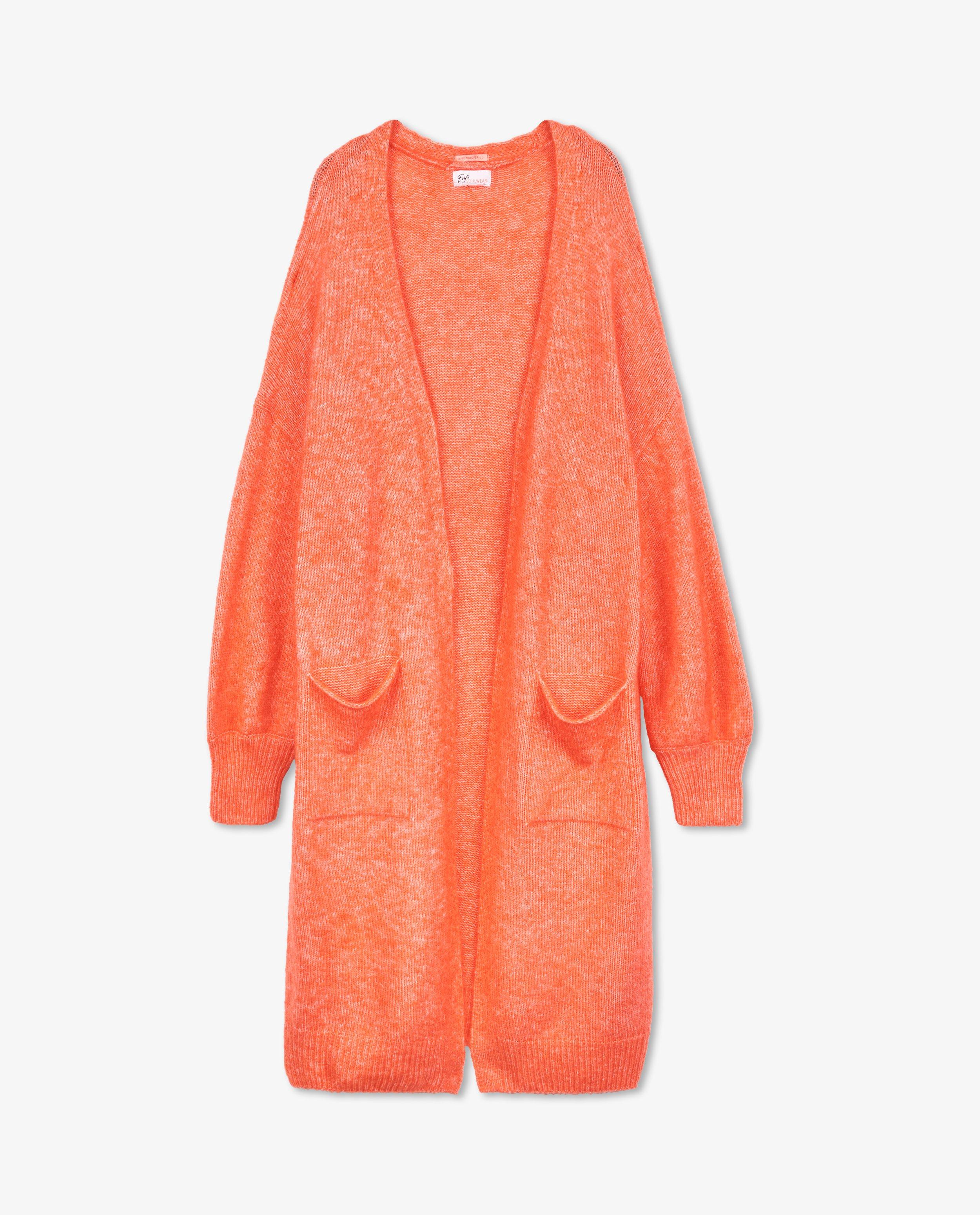 Cardigan - Gebreide cardigan, lange fit