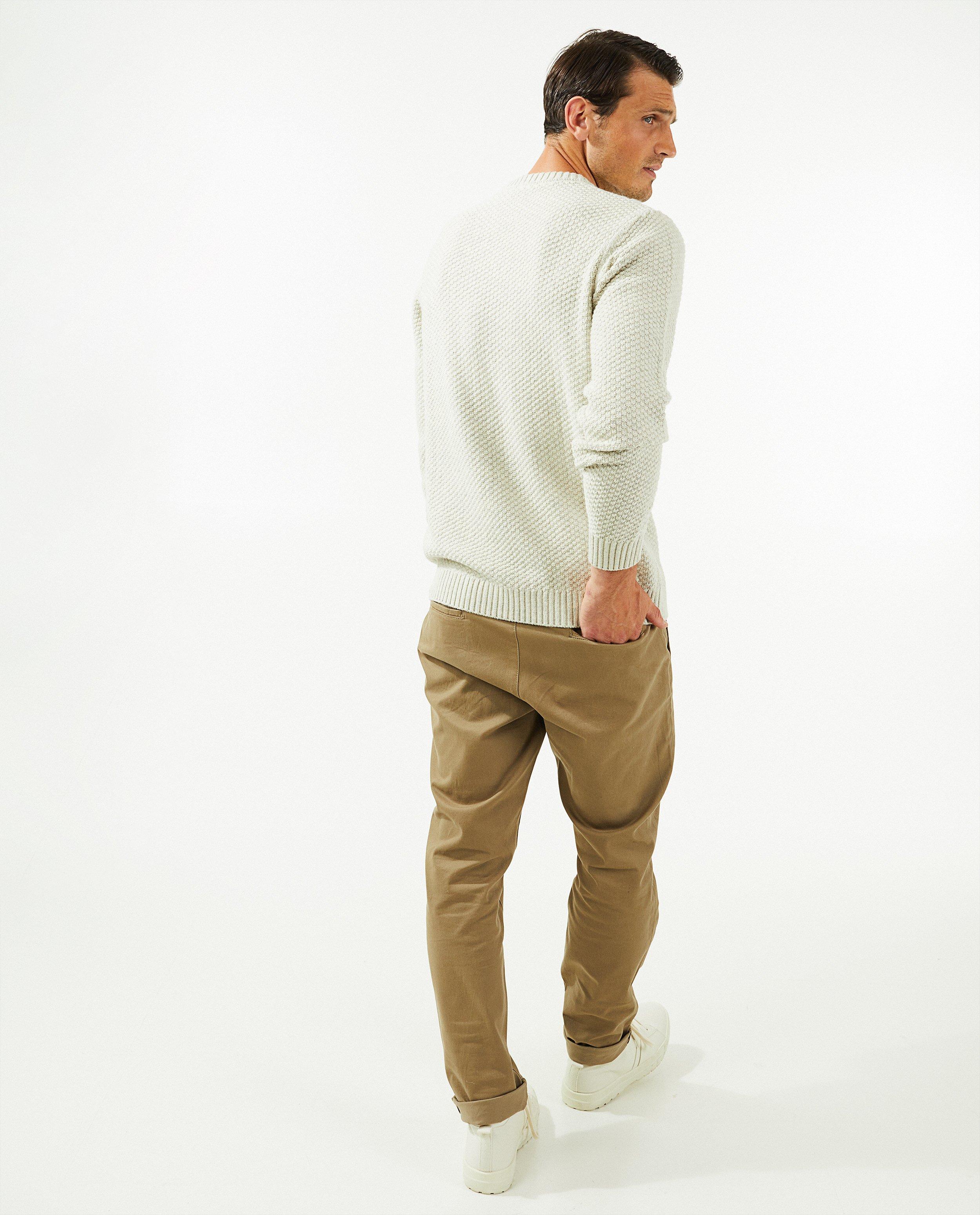 Pulls - Pull à torsades beige