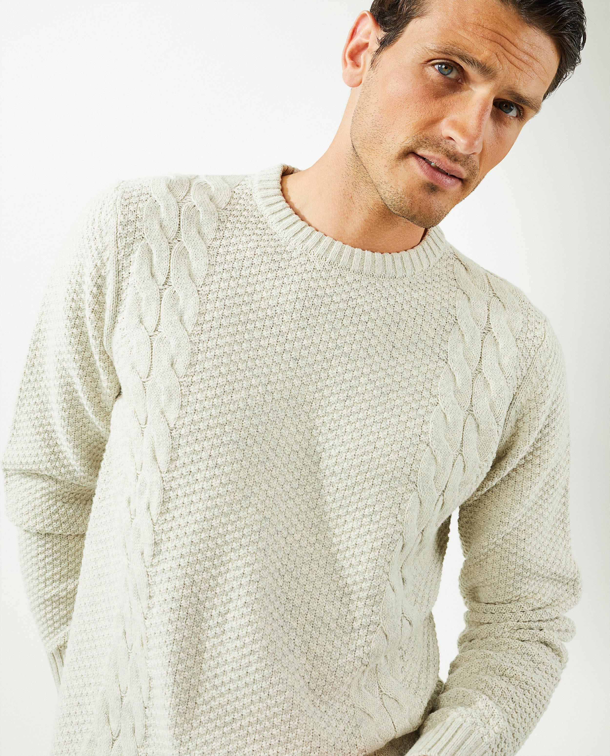 Pulls - Pull à torsades beige