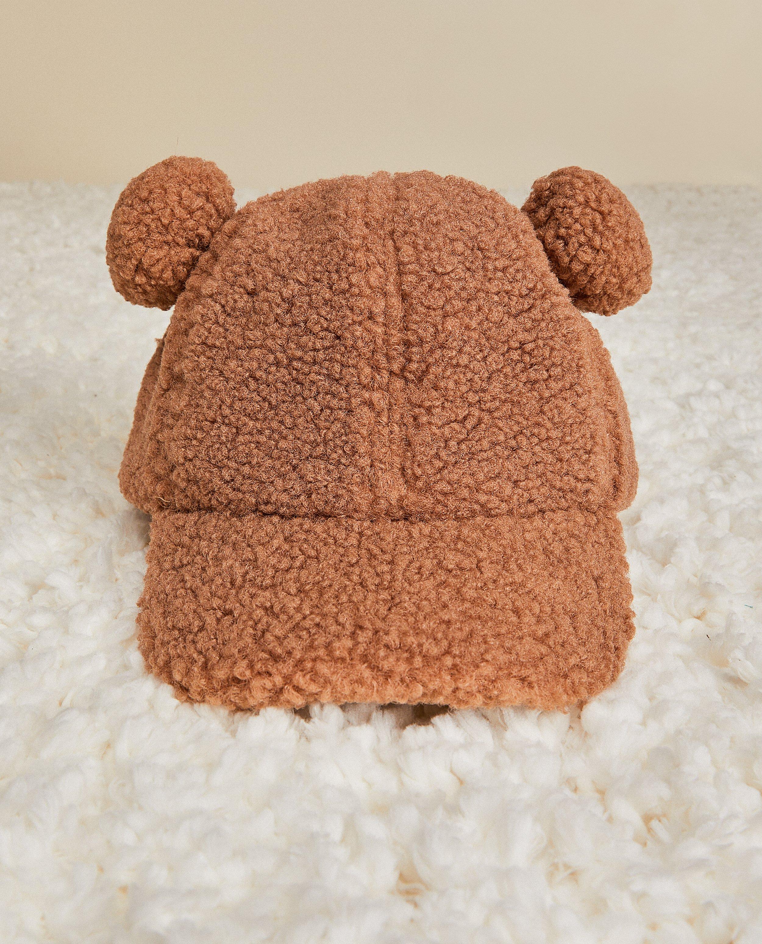 Bonneterie - Casquette en peluche personnalisable, 2-7 ans