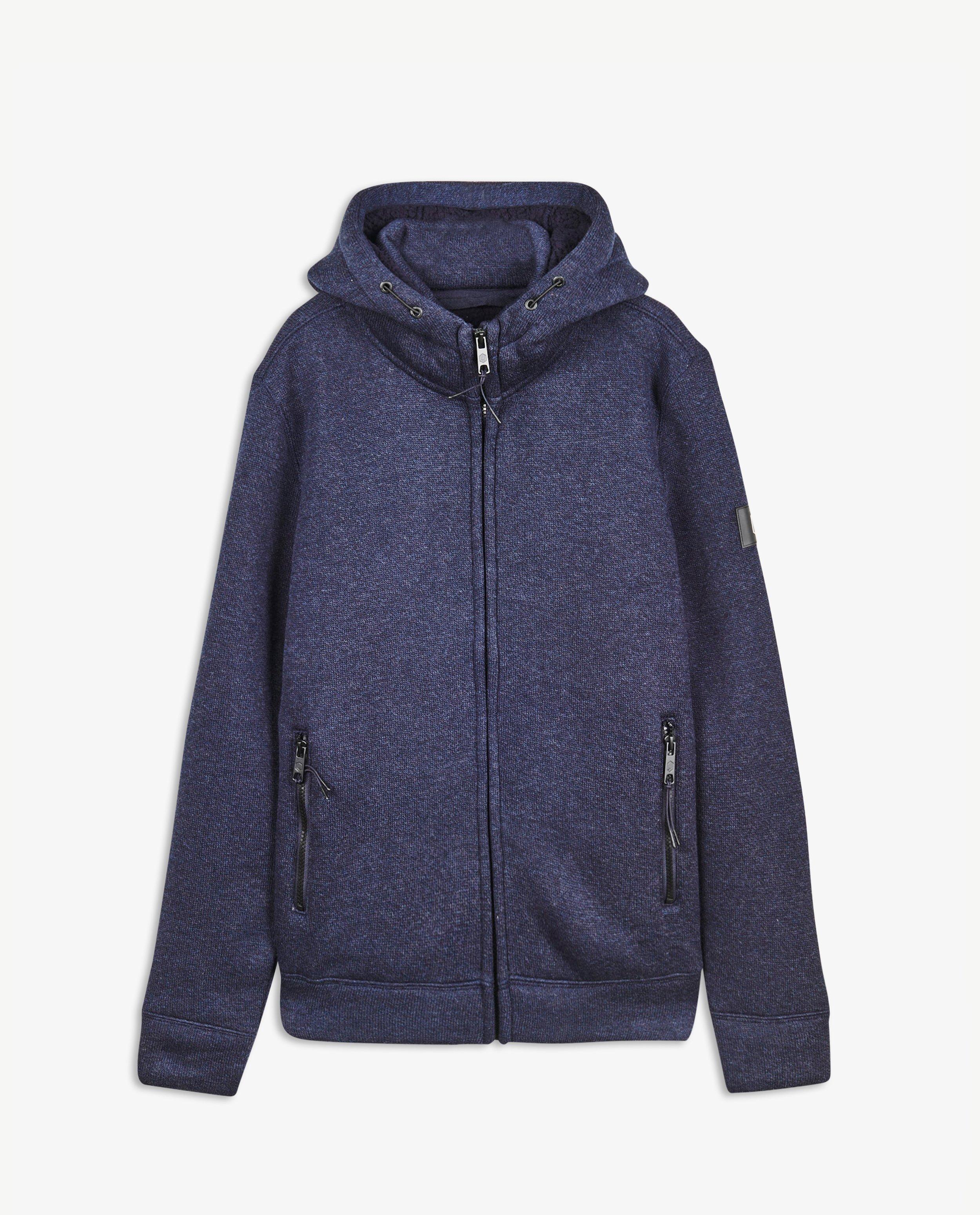 Sweatvest met teddy voering - Product Detail - donkerblauw - afbeelding nummer 5