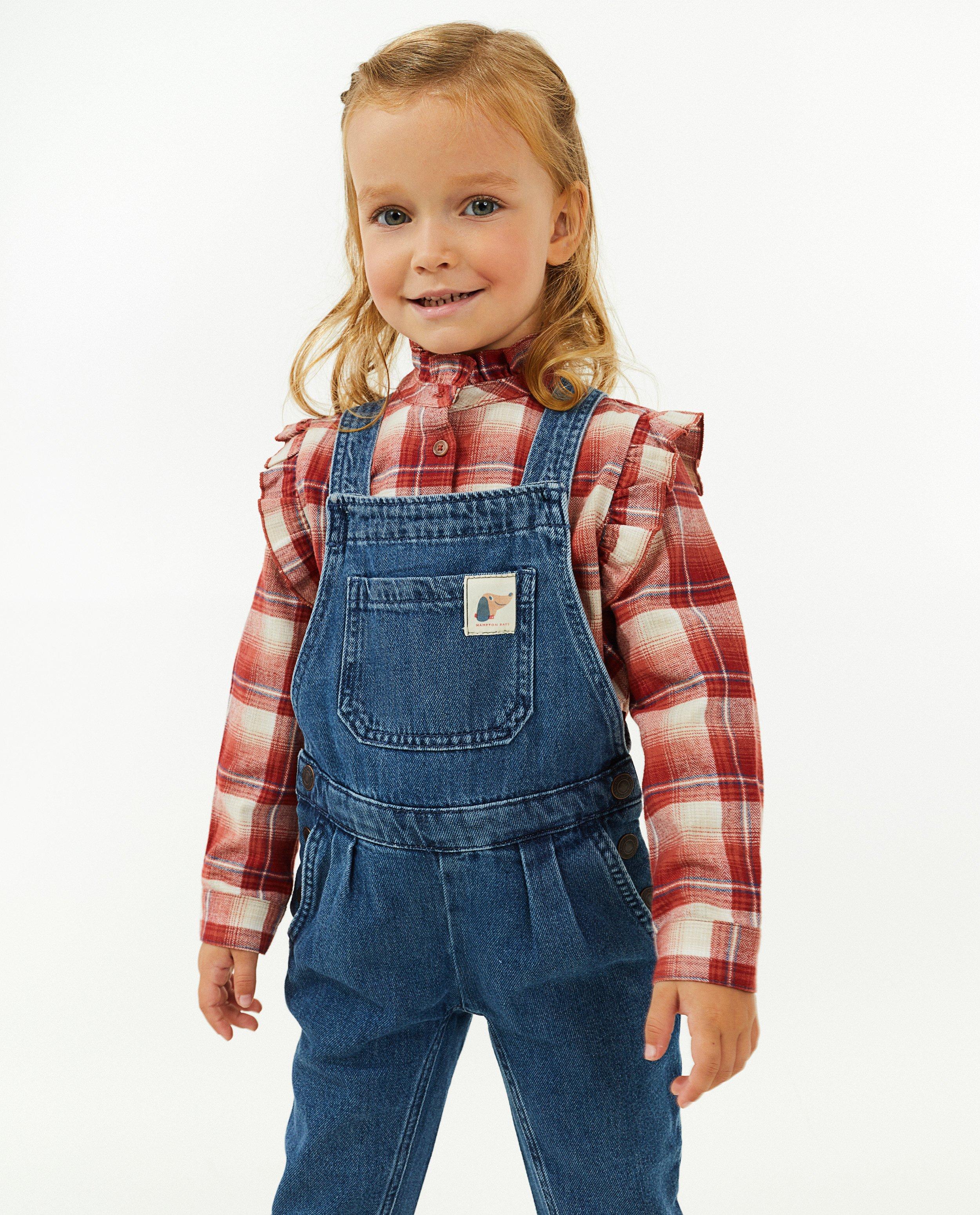 Jeans salopette, loose fit - Product Detail - blauw - afbeelding nummer 1