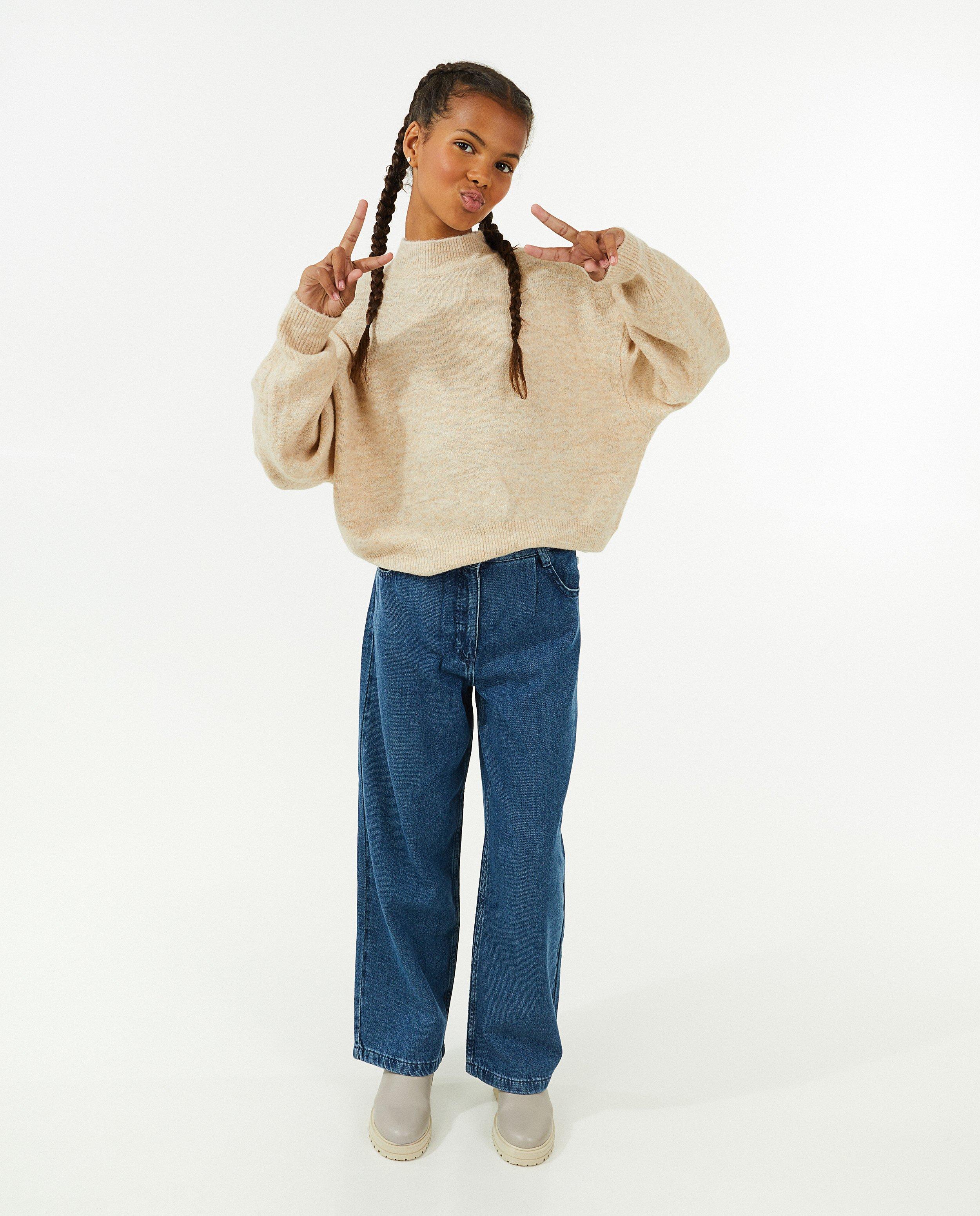 Jeans bleu à jambes larges - null - Hampton Bays