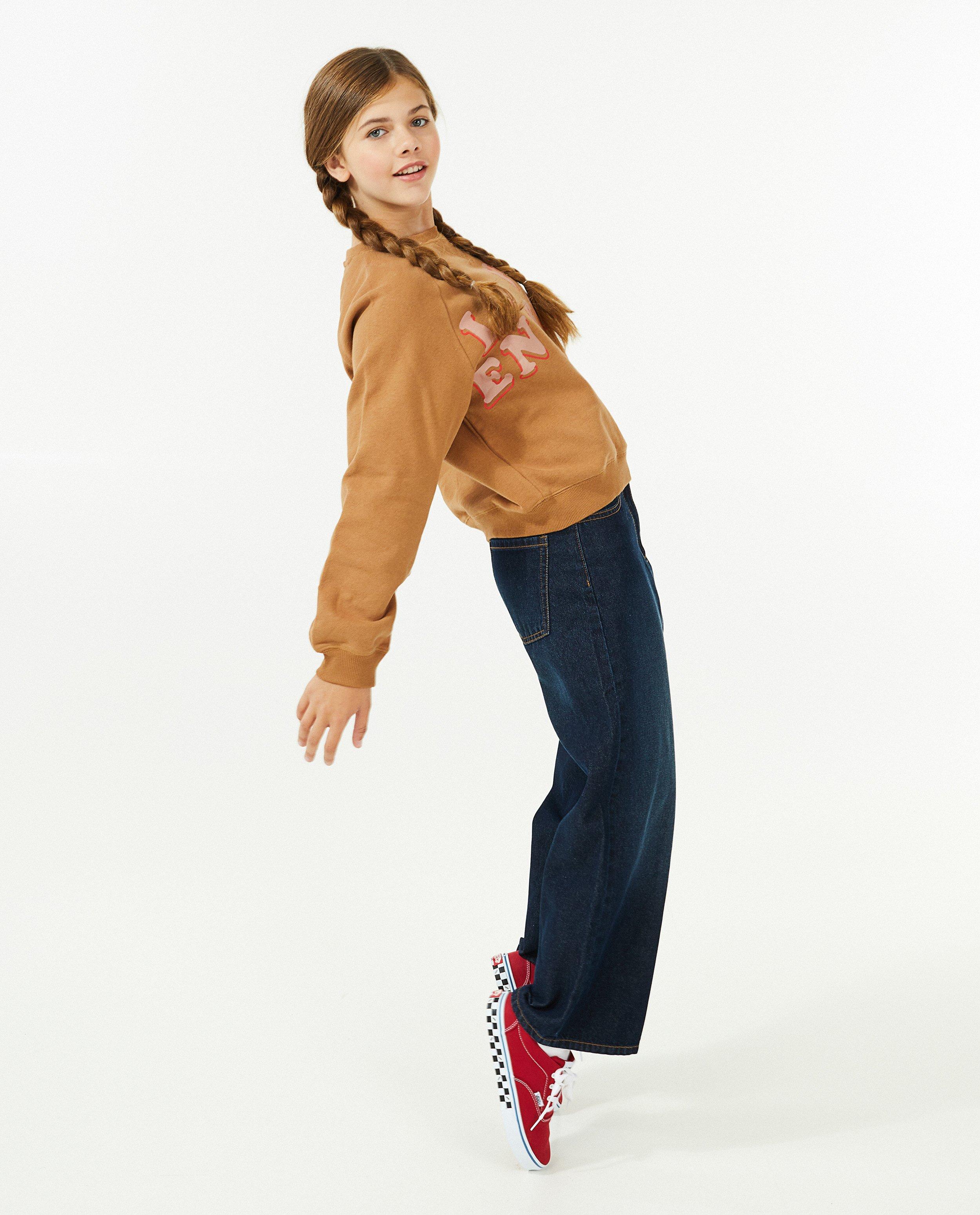 Donkerblauwe jeans, culotte fit - Product Detail - donkerblauw - afbeelding nummer 1