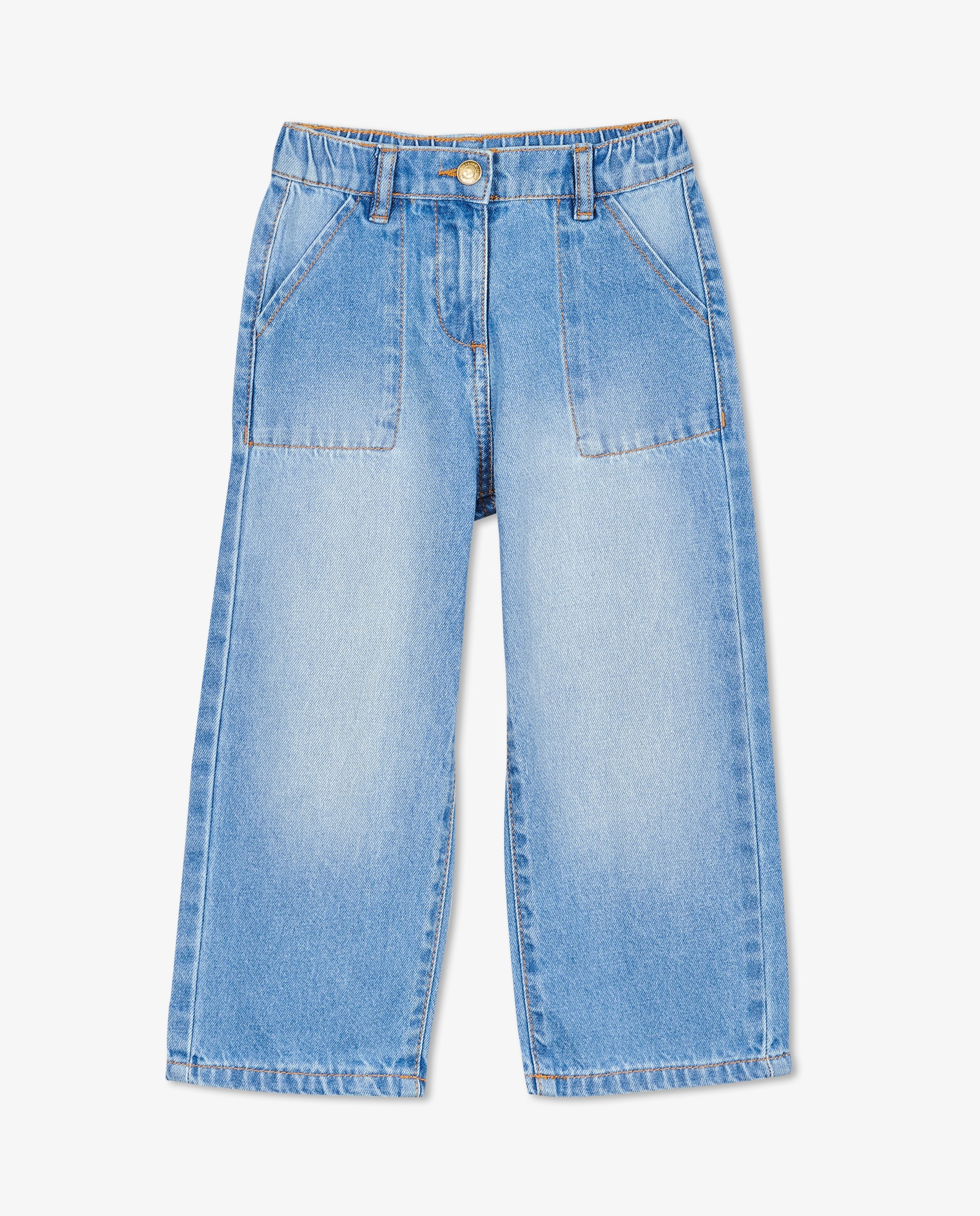 Jeans - Jeans bleu, jupe-culotte
