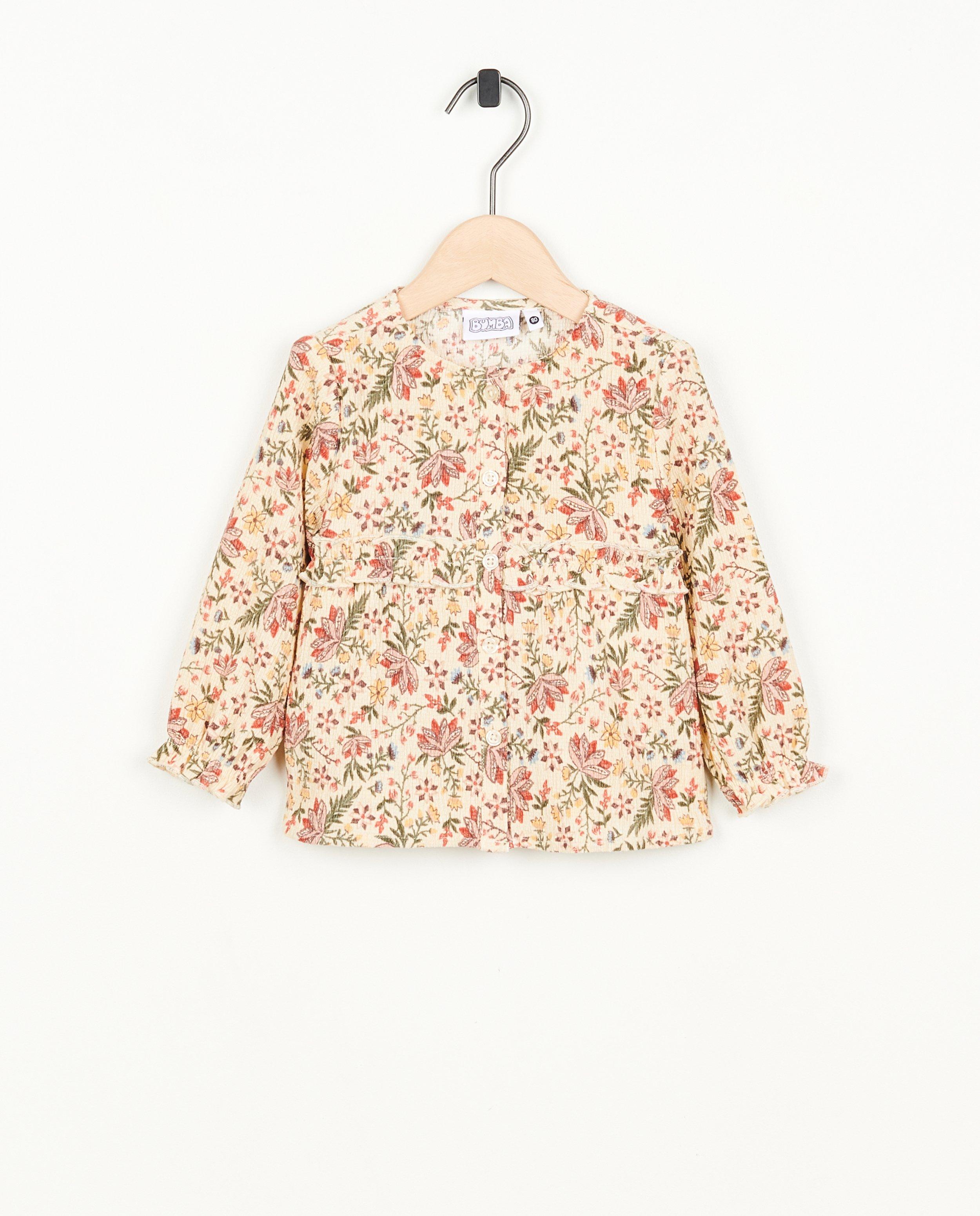 Blouse met bloemenprint - Product Detail - beige - afbeelding nummer 1