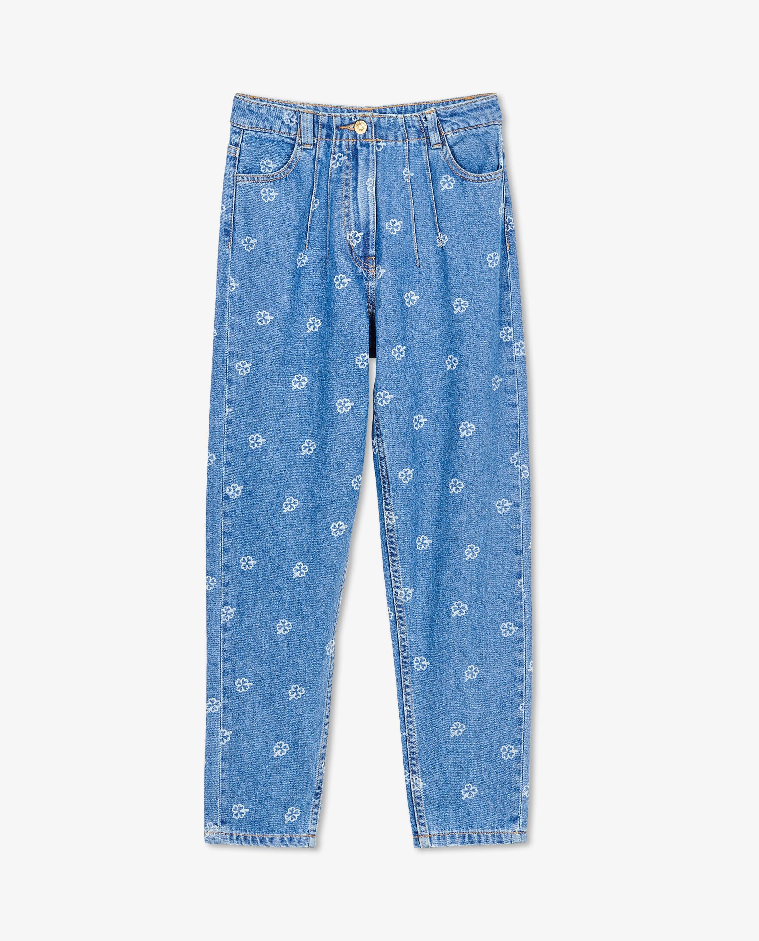 Jeans bleu, coupe mom - null - Hampton Bays