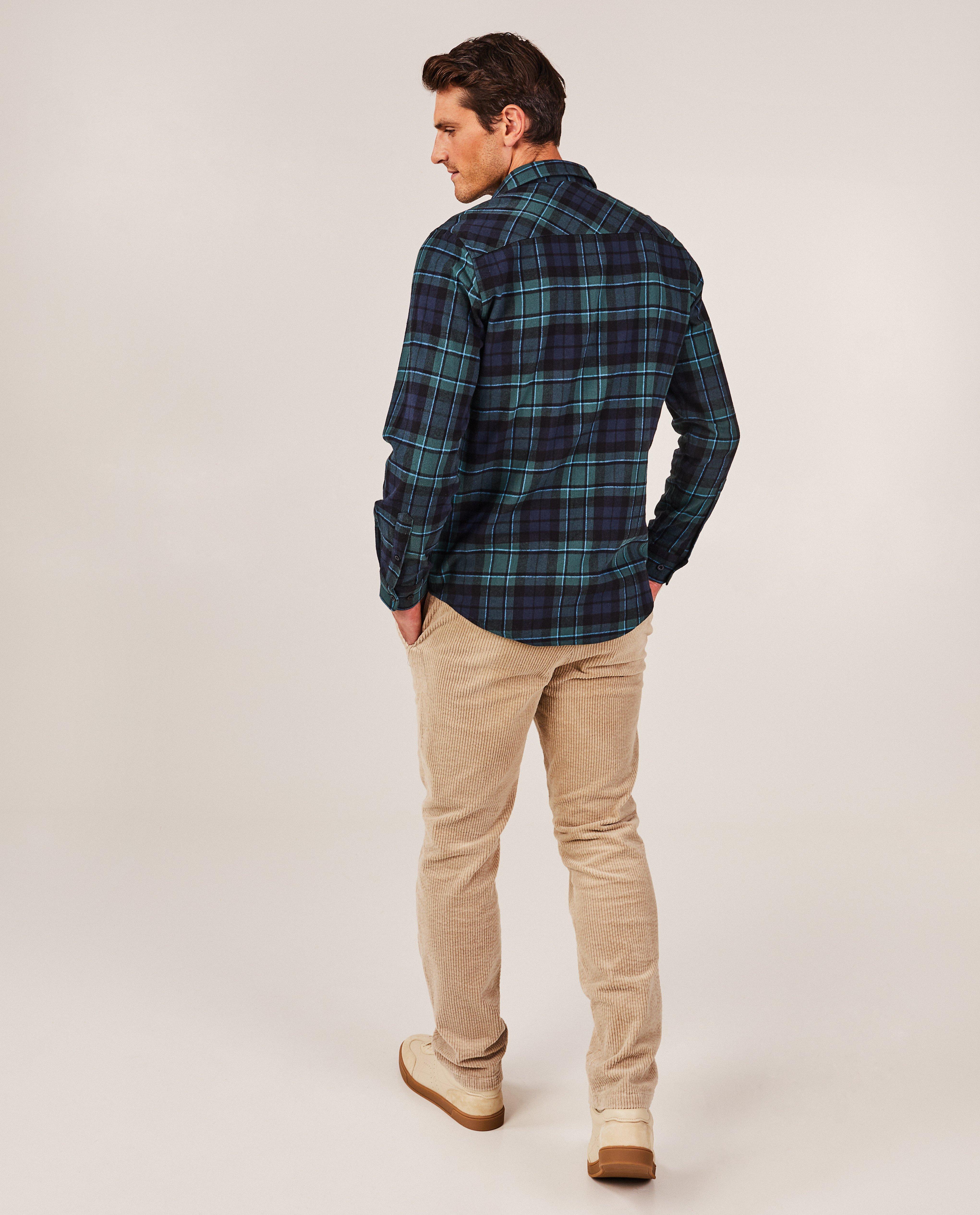 Pantalons - Pantalon en velours côtelé, coupe droite