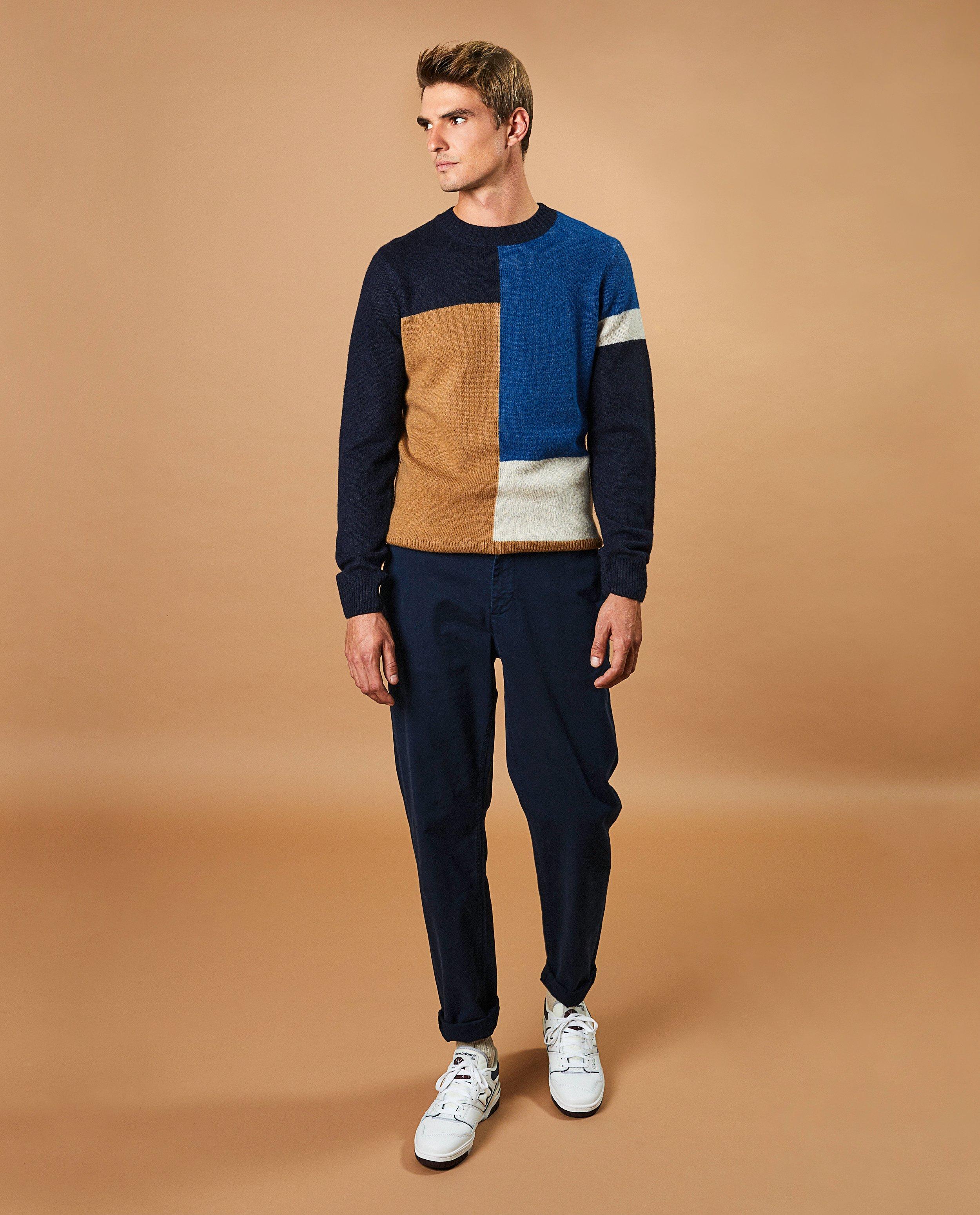 Donkerblauwe broek - null - CKS heren
