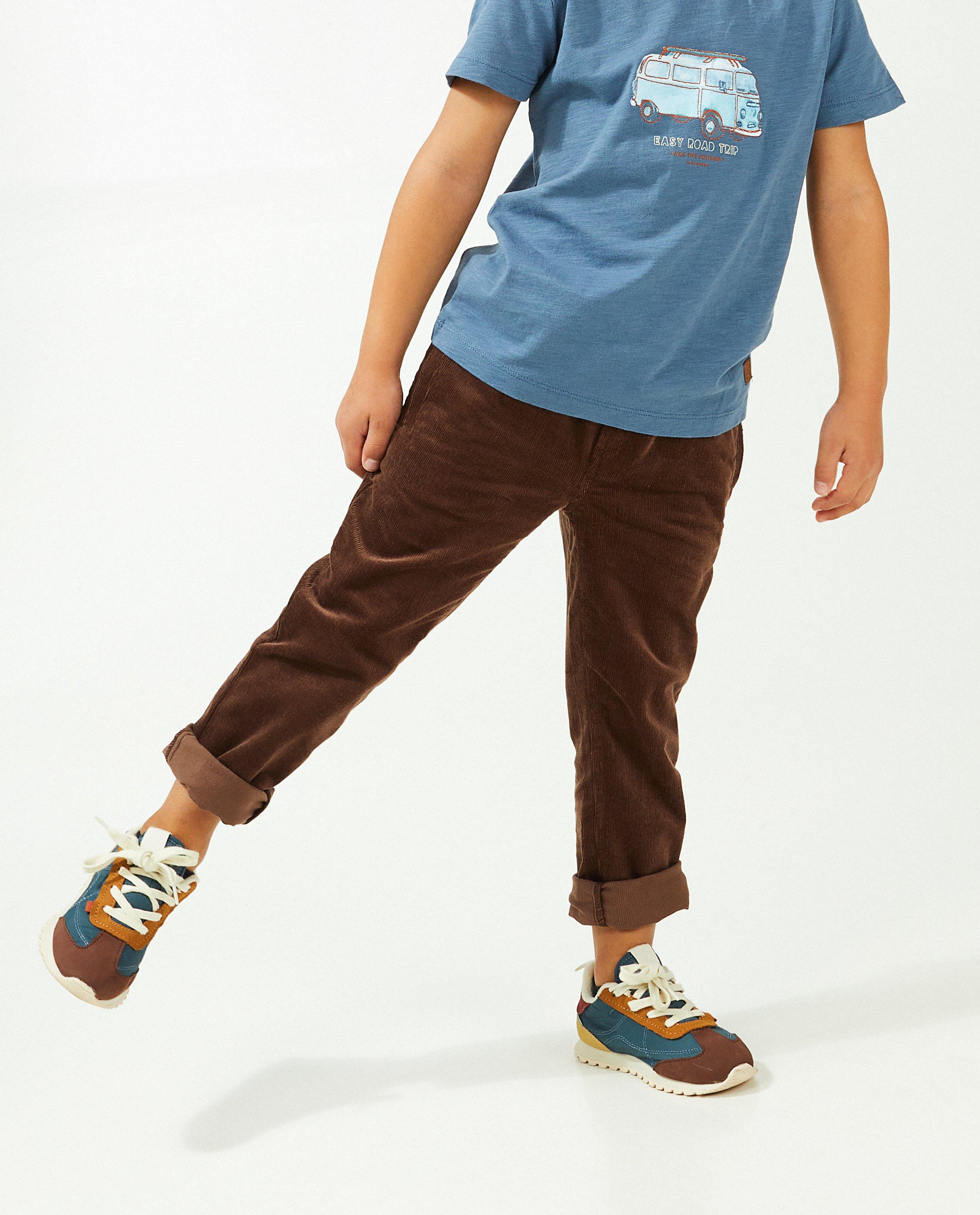 Pantalons - Jogger en velours côtelé