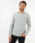 T-shirts - T-shirt gris chiné à manches longues