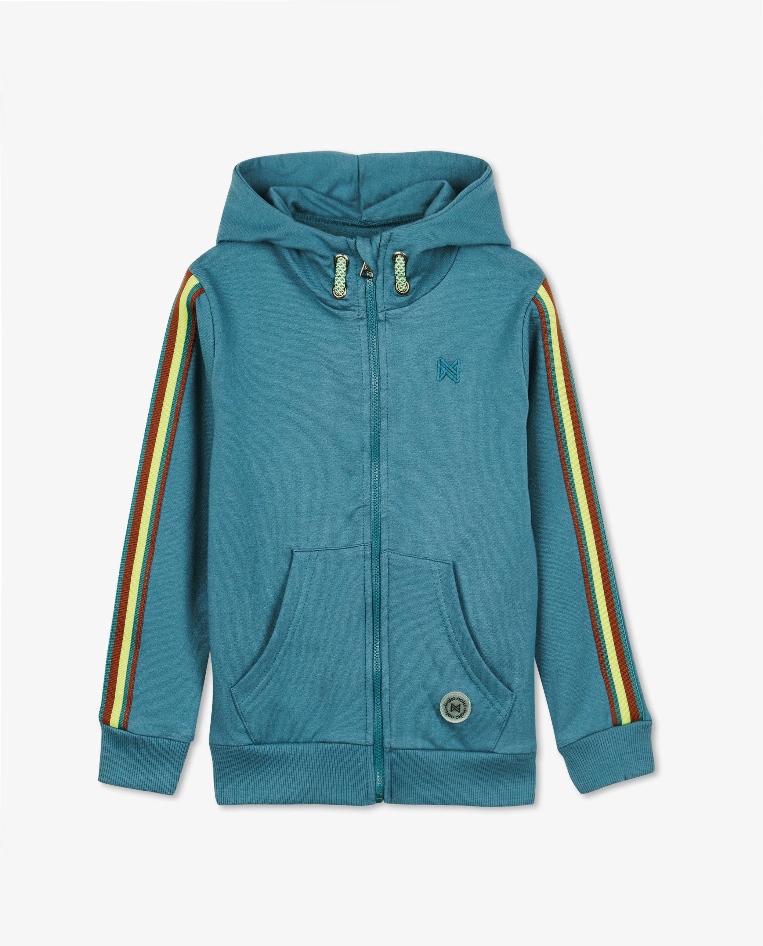 Gilet molletonné bleu avec capuchon - null - Koko Noko