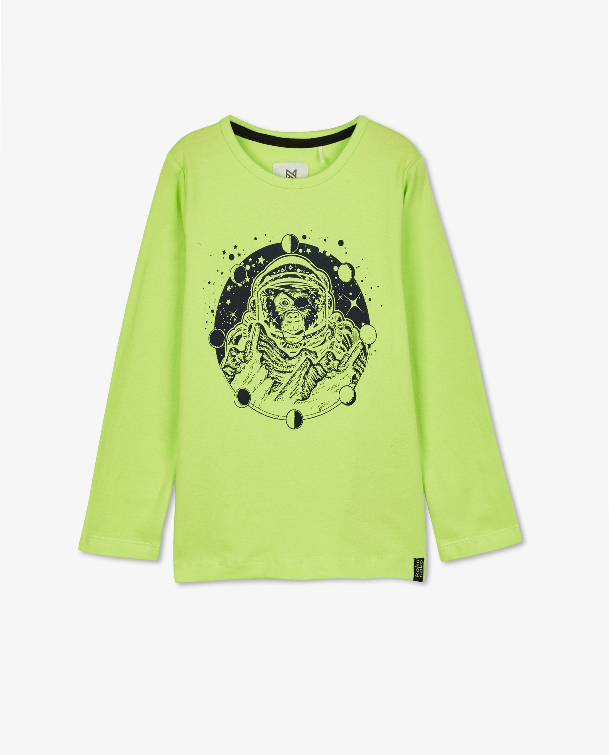 T-shirt à manches longues, imprimé à singes - null - Koko Noko