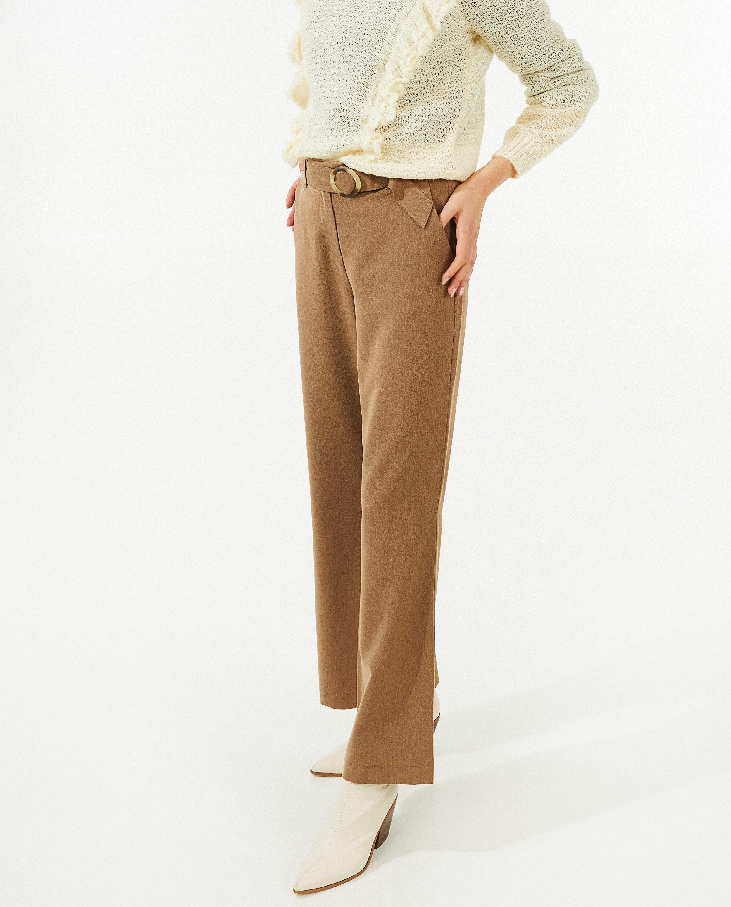 Pantalons - Pantalon brun à pattes d’éléphant