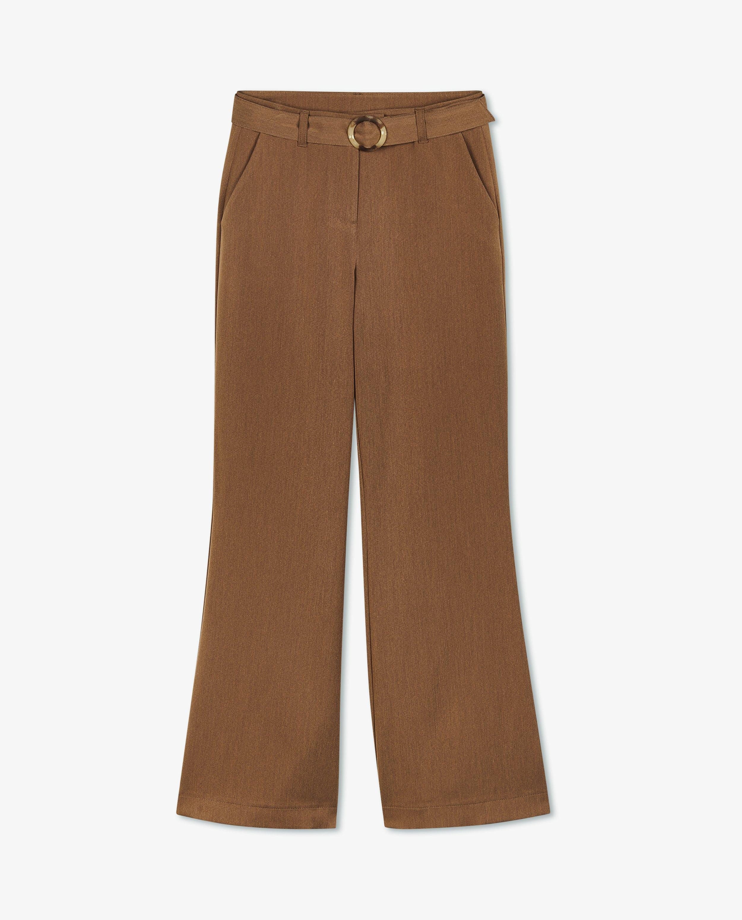 Pantalons - Pantalon brun à pattes d’éléphant