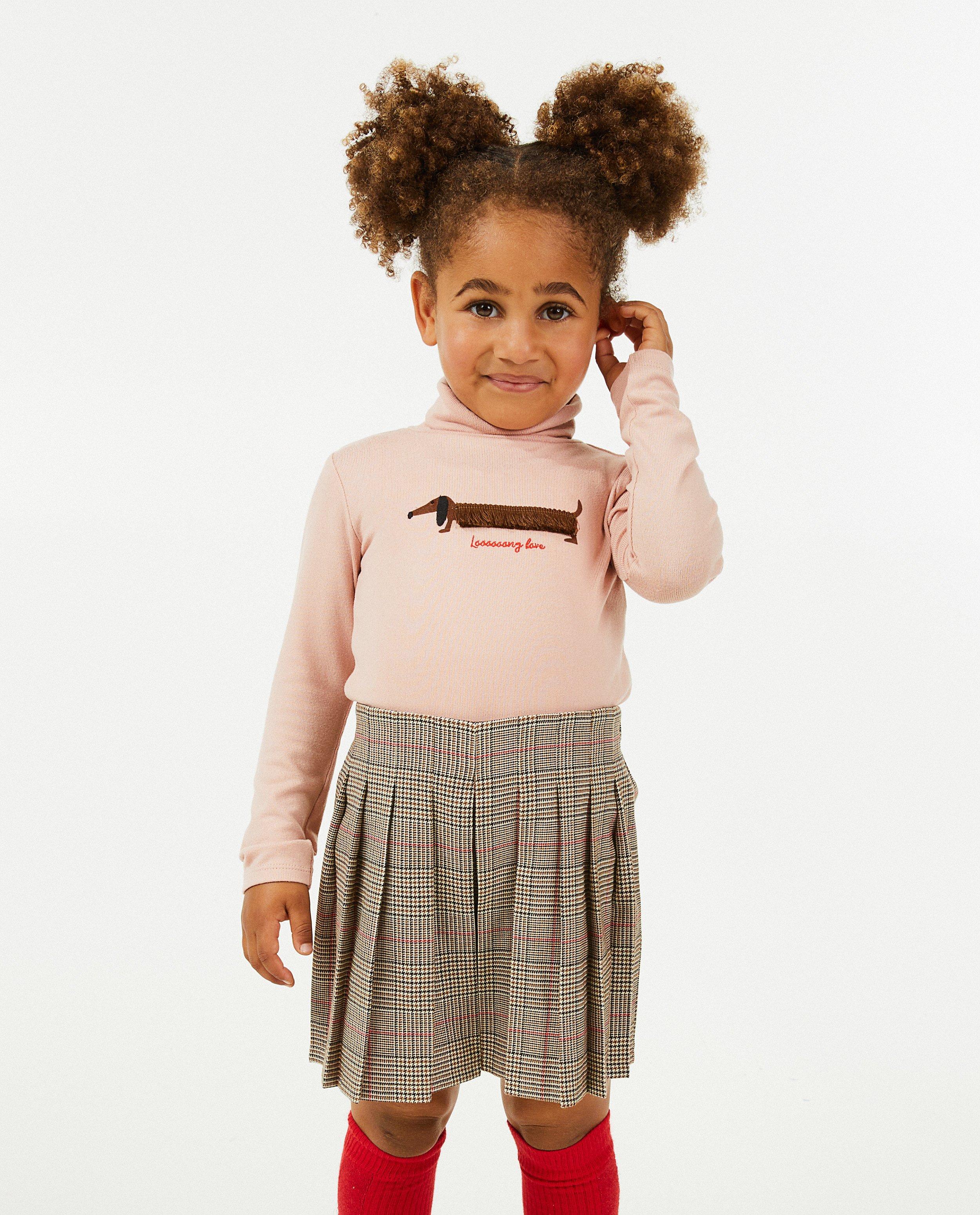 T-shirts - Witte souspull met hondje