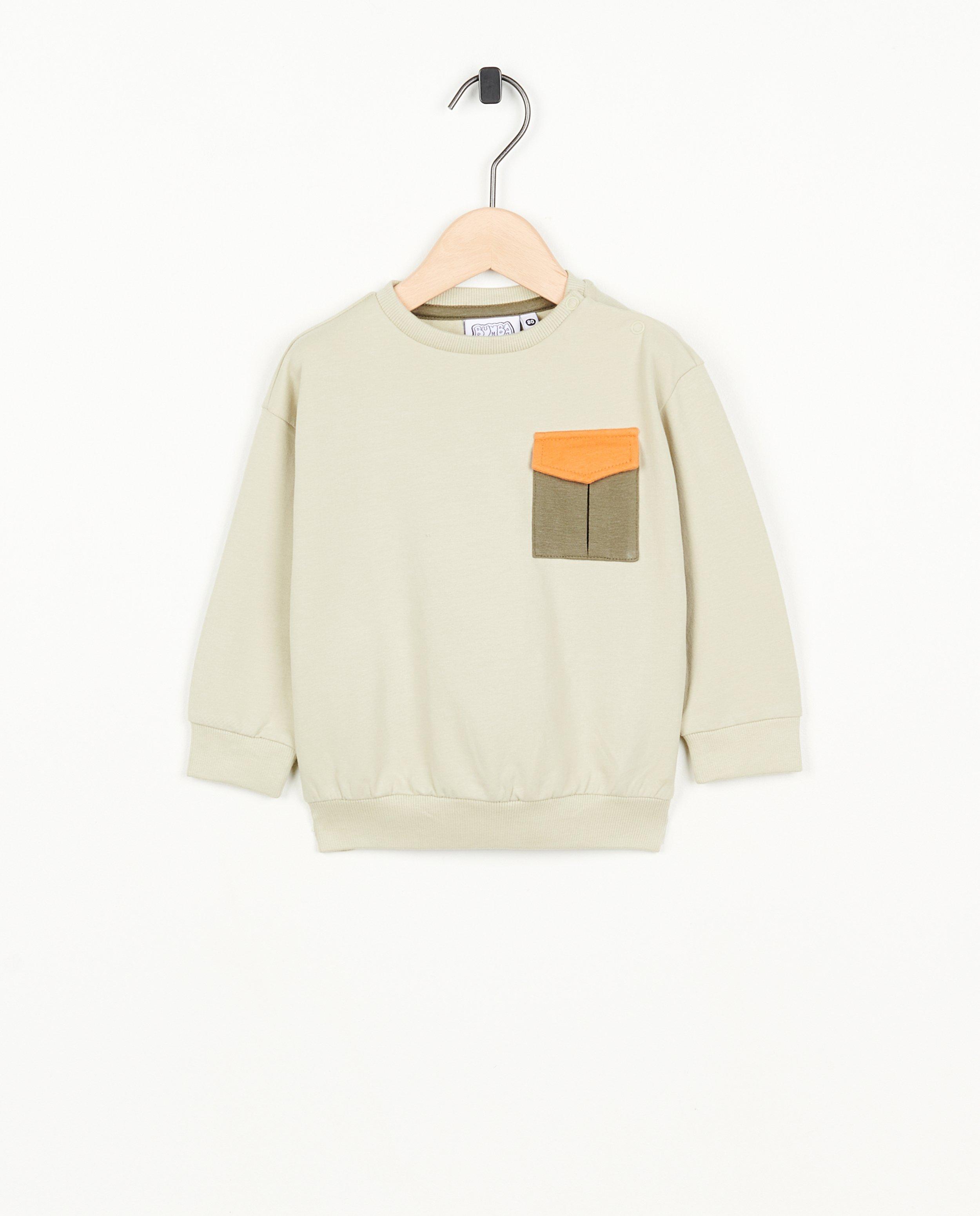 Sweater met borstzakje - null - Bumba