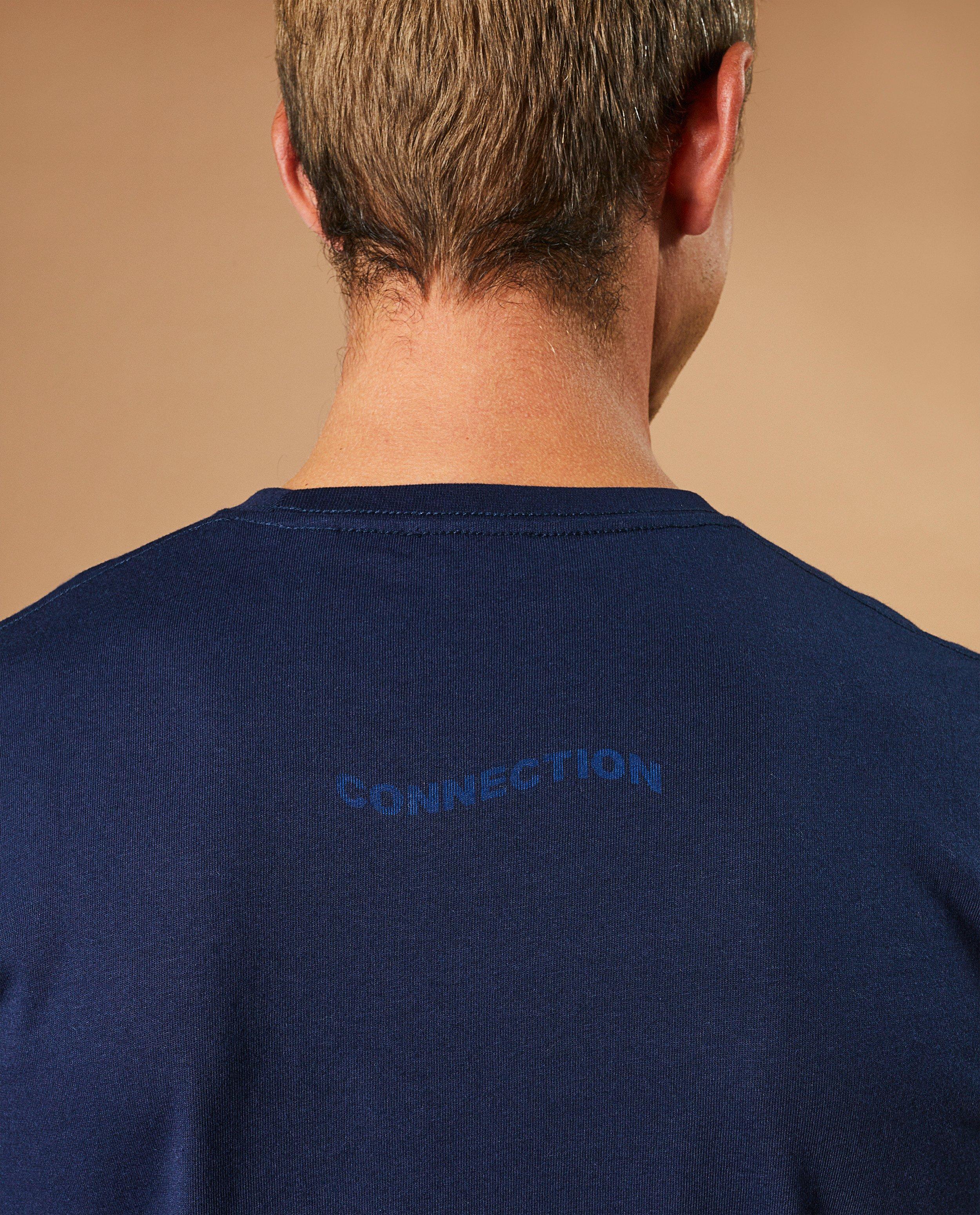 T-shirts - T-shirt bleu à manches longues