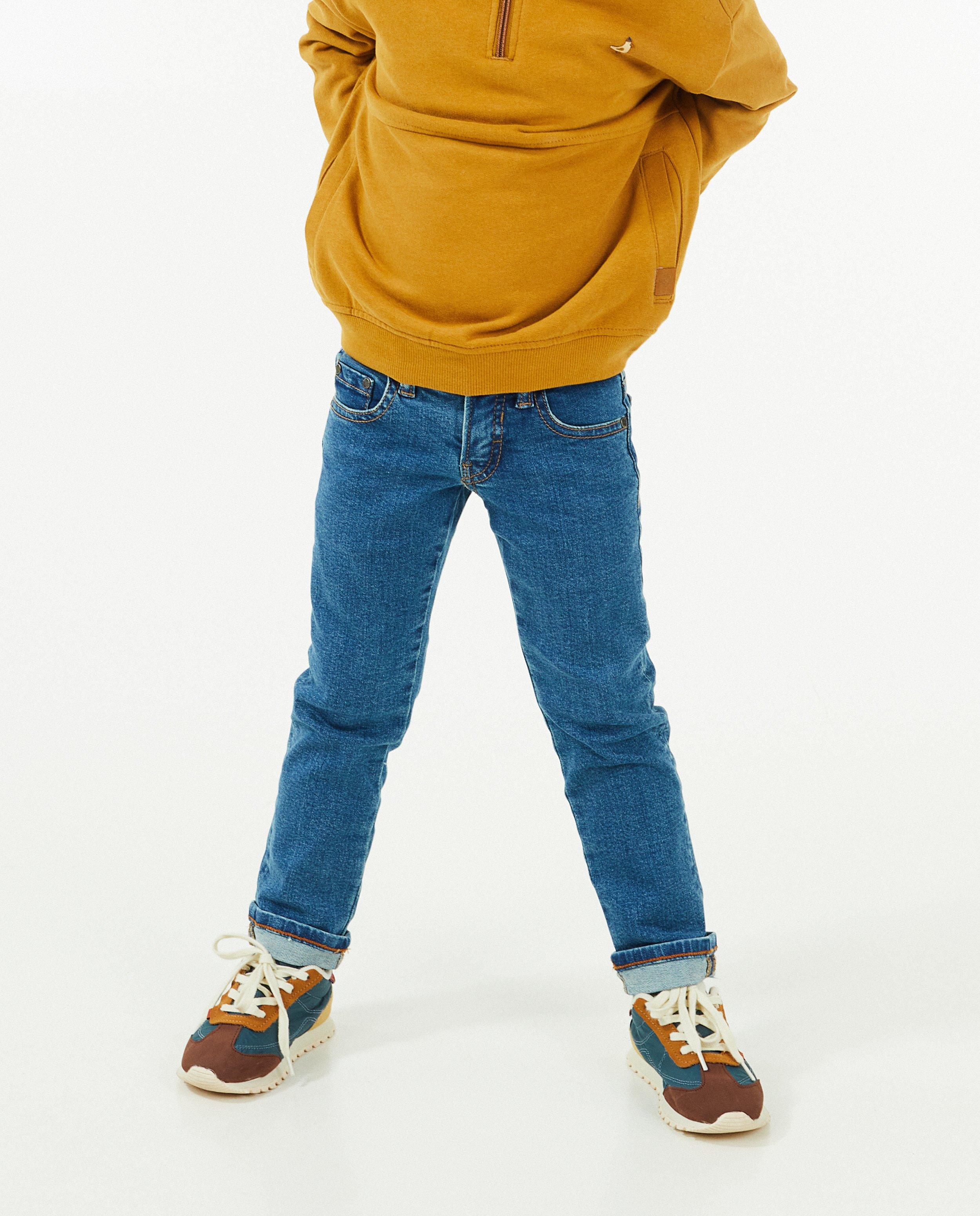 Jeans - Jeans bleu straight fit