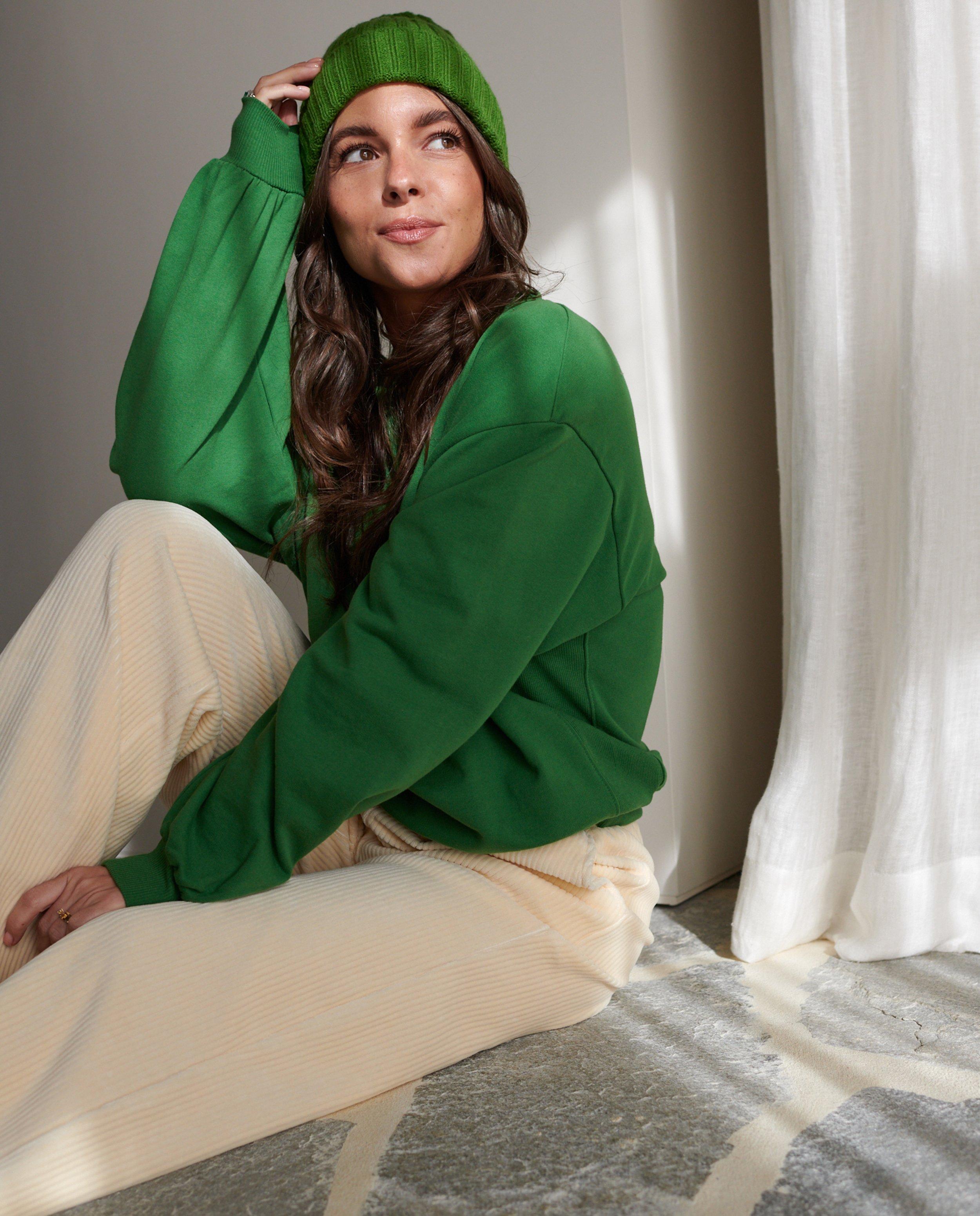 Sweaters - Groene sweater, dames