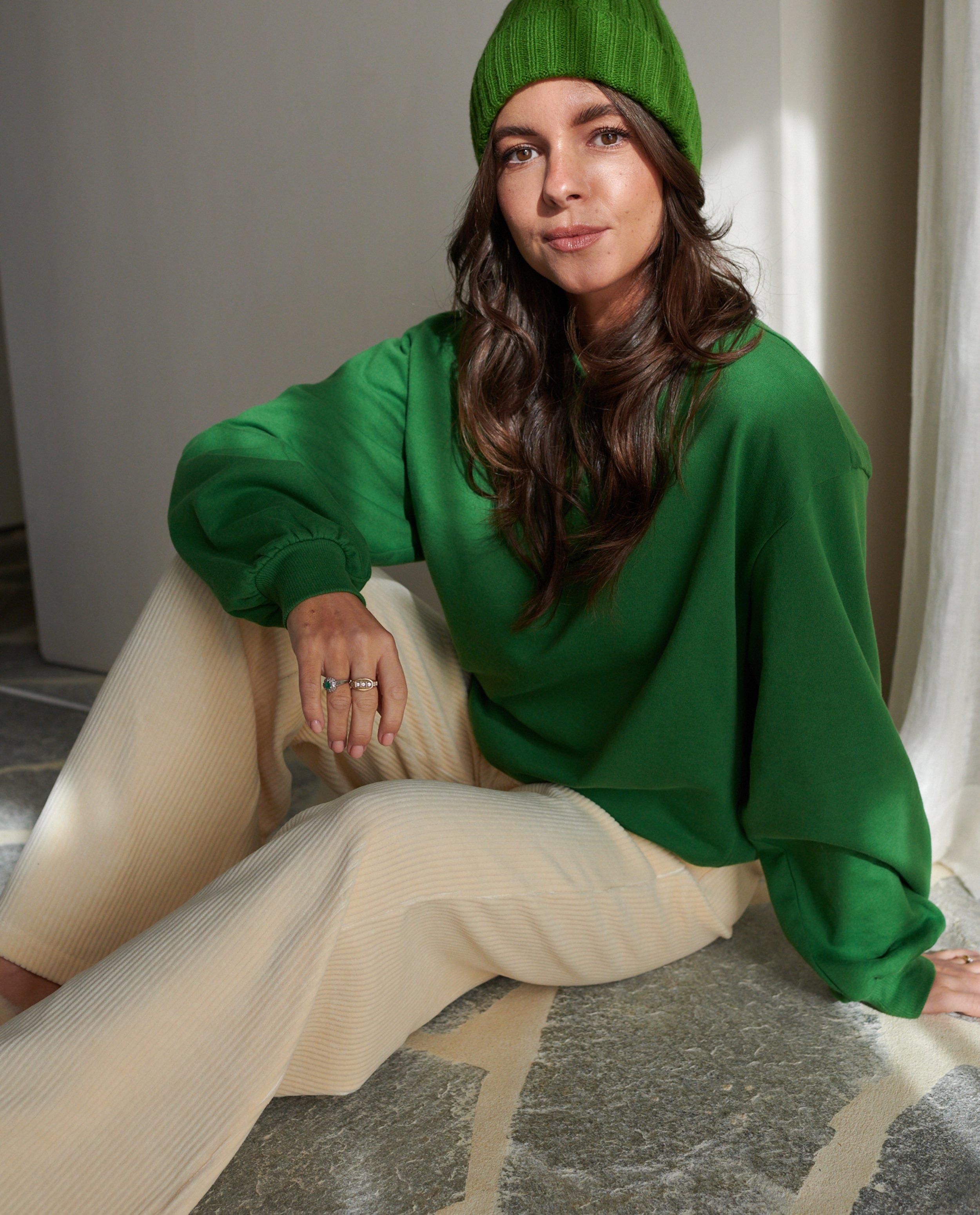 Sweaters - Groene sweater, dames