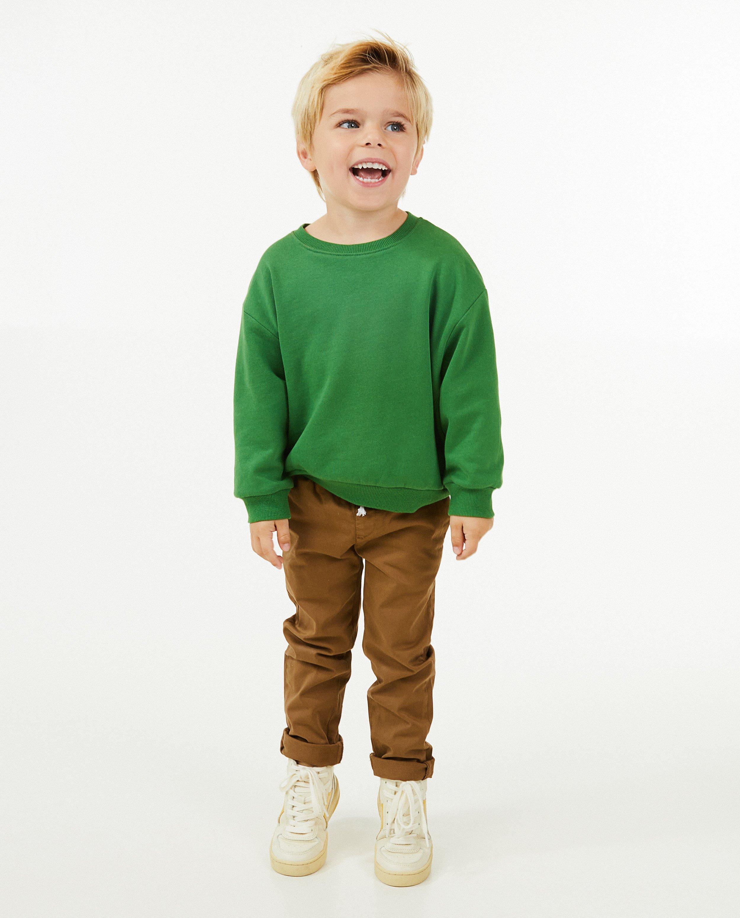 Sweaters - Groene sweater, 2-7 jaar