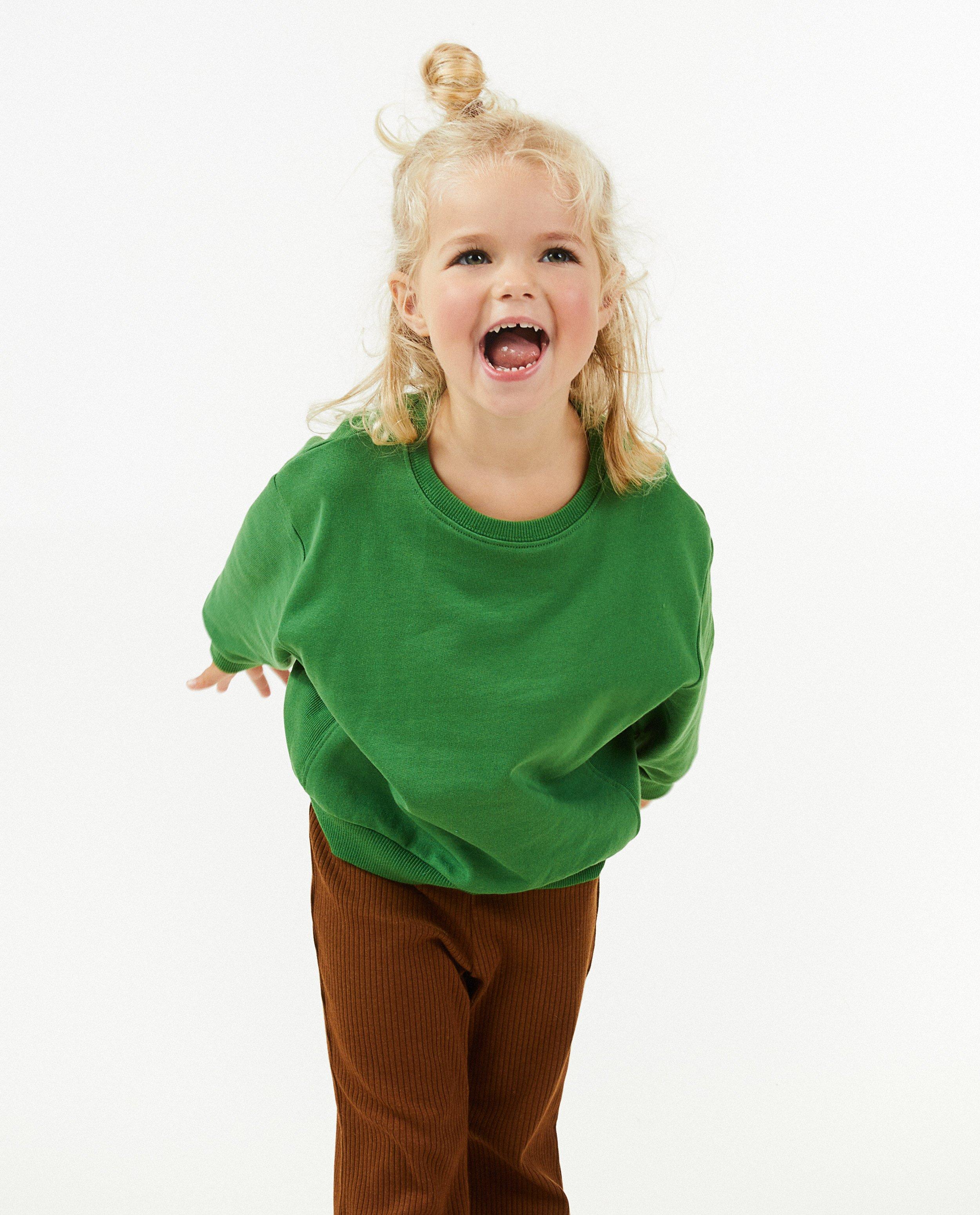 Sweaters - Groene sweater, 2-7 jaar