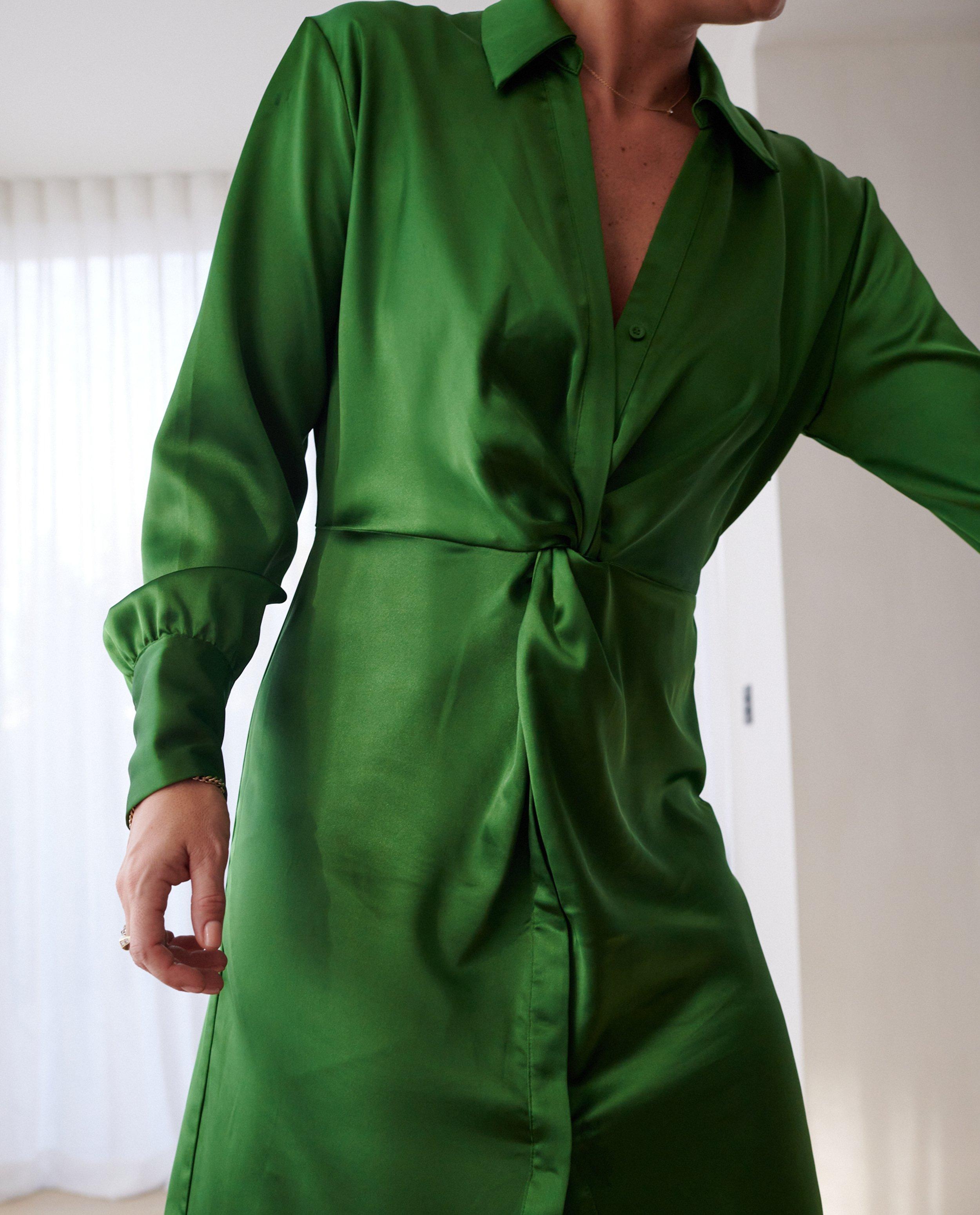 Kleedjes - Satijnen jurk, dames