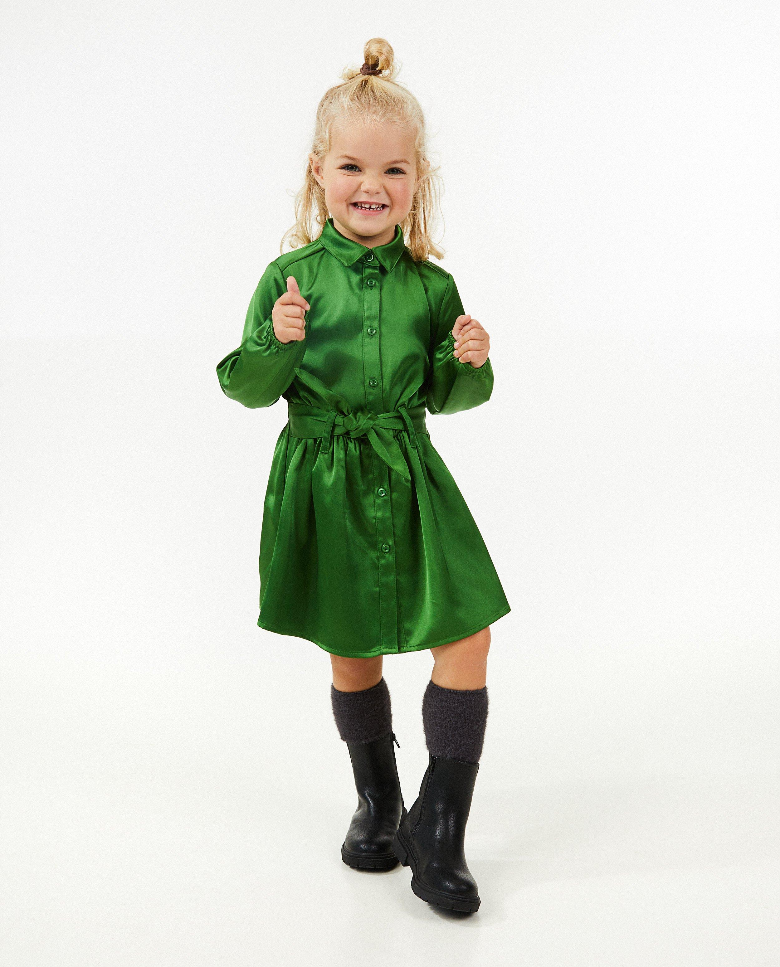 Satijnen jurk, 2-7 jaar - null - Nanja Massy