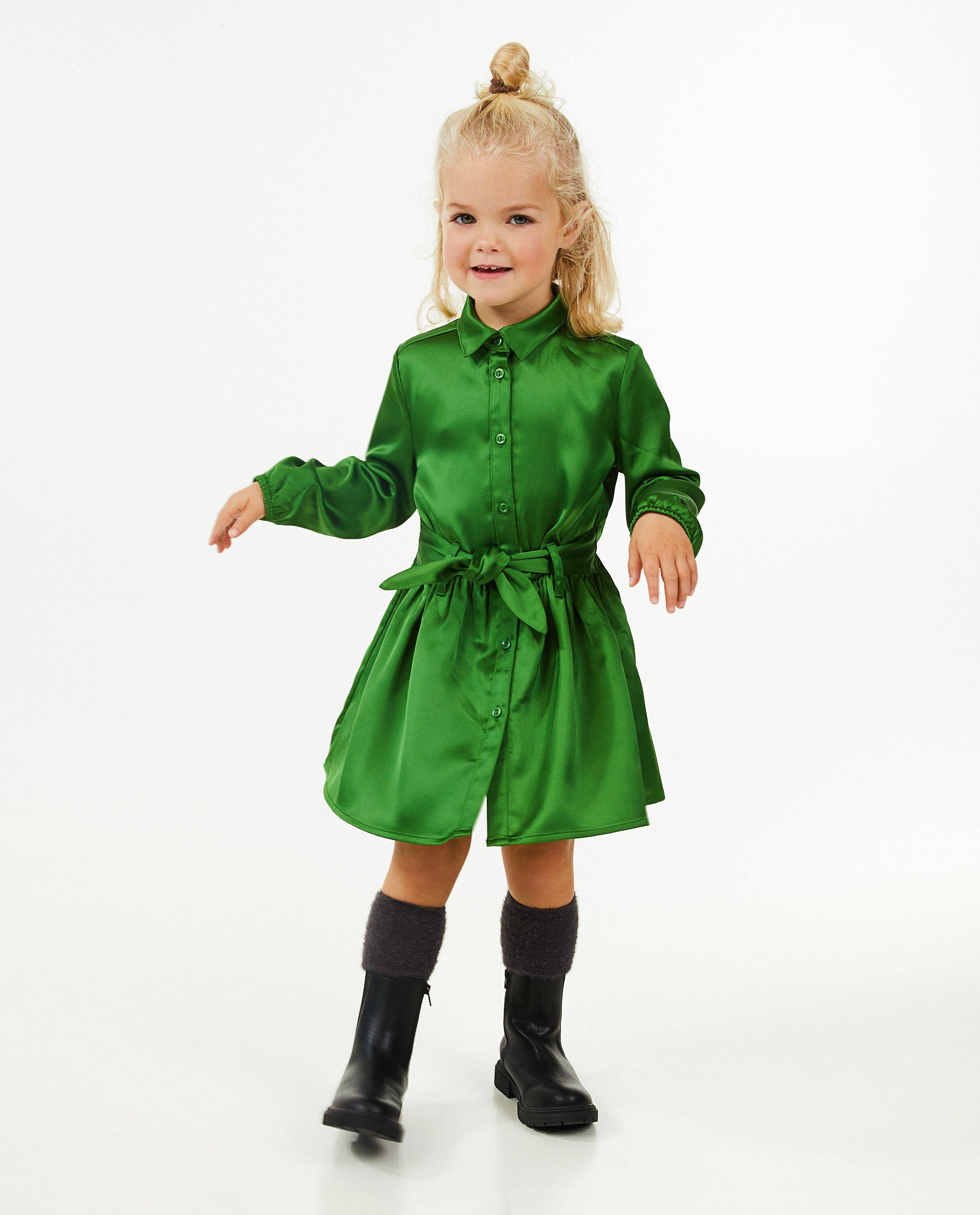 Kleedjes - Satijnen jurk, 2-7 jaar