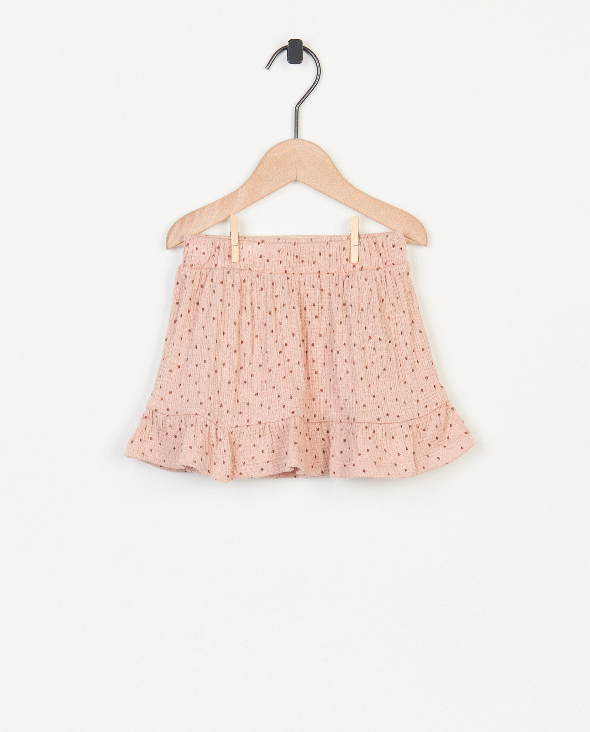 Roze rok met print - null - Besties