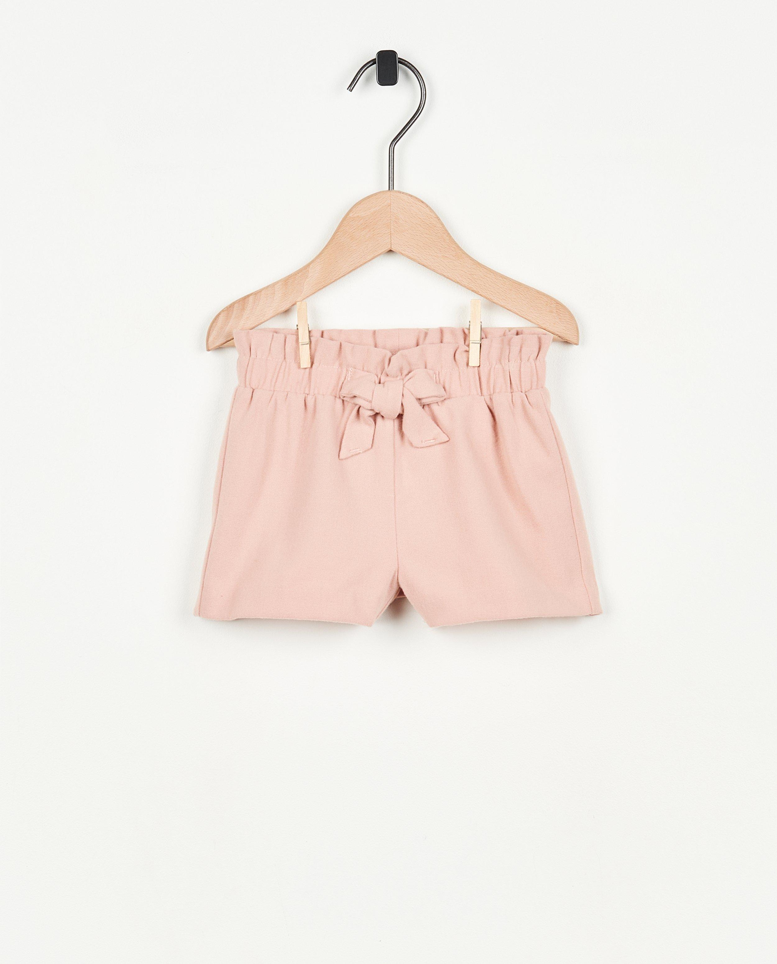 Roze short met strikje - null - Bumba