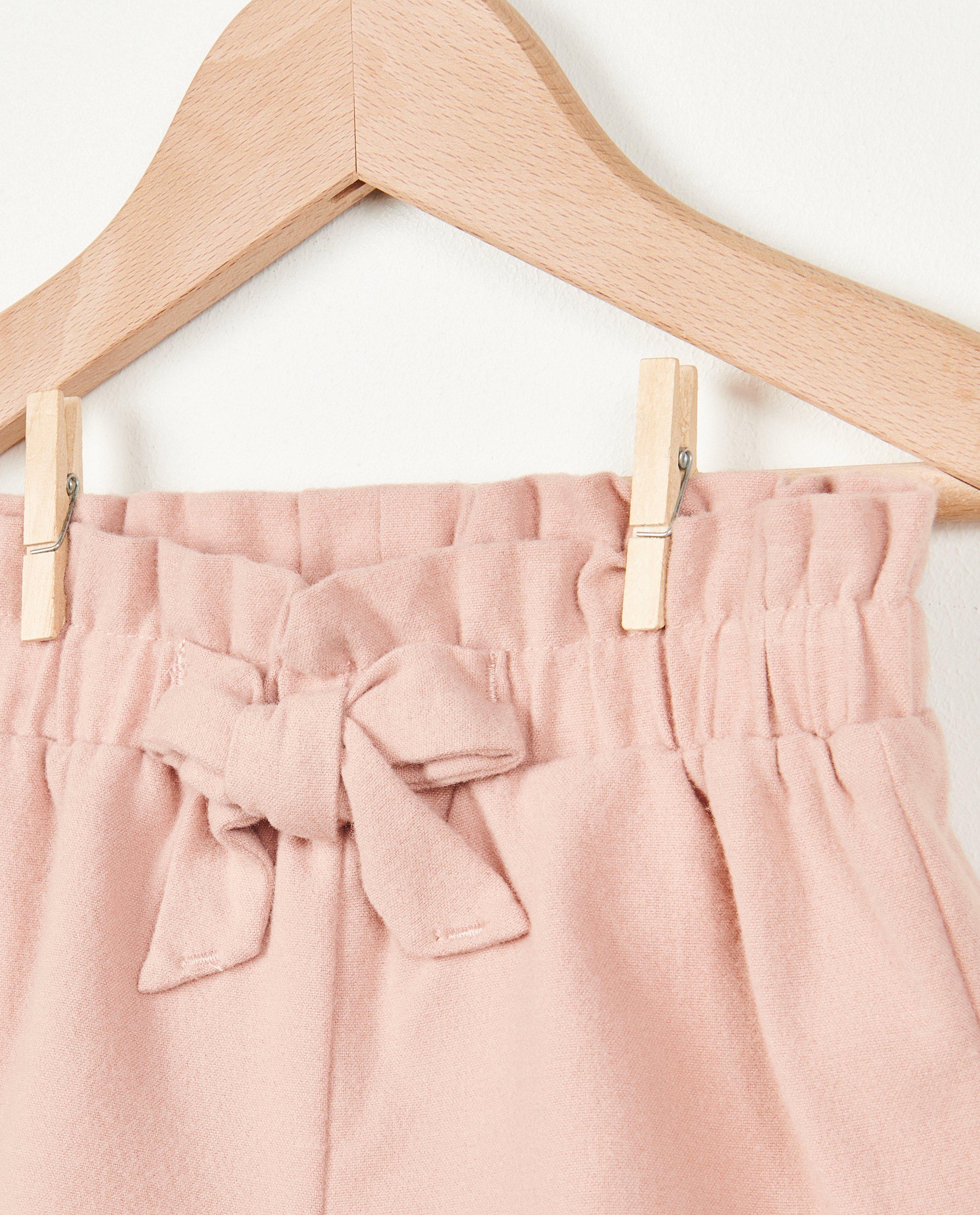 Shorten - Roze short met strikje