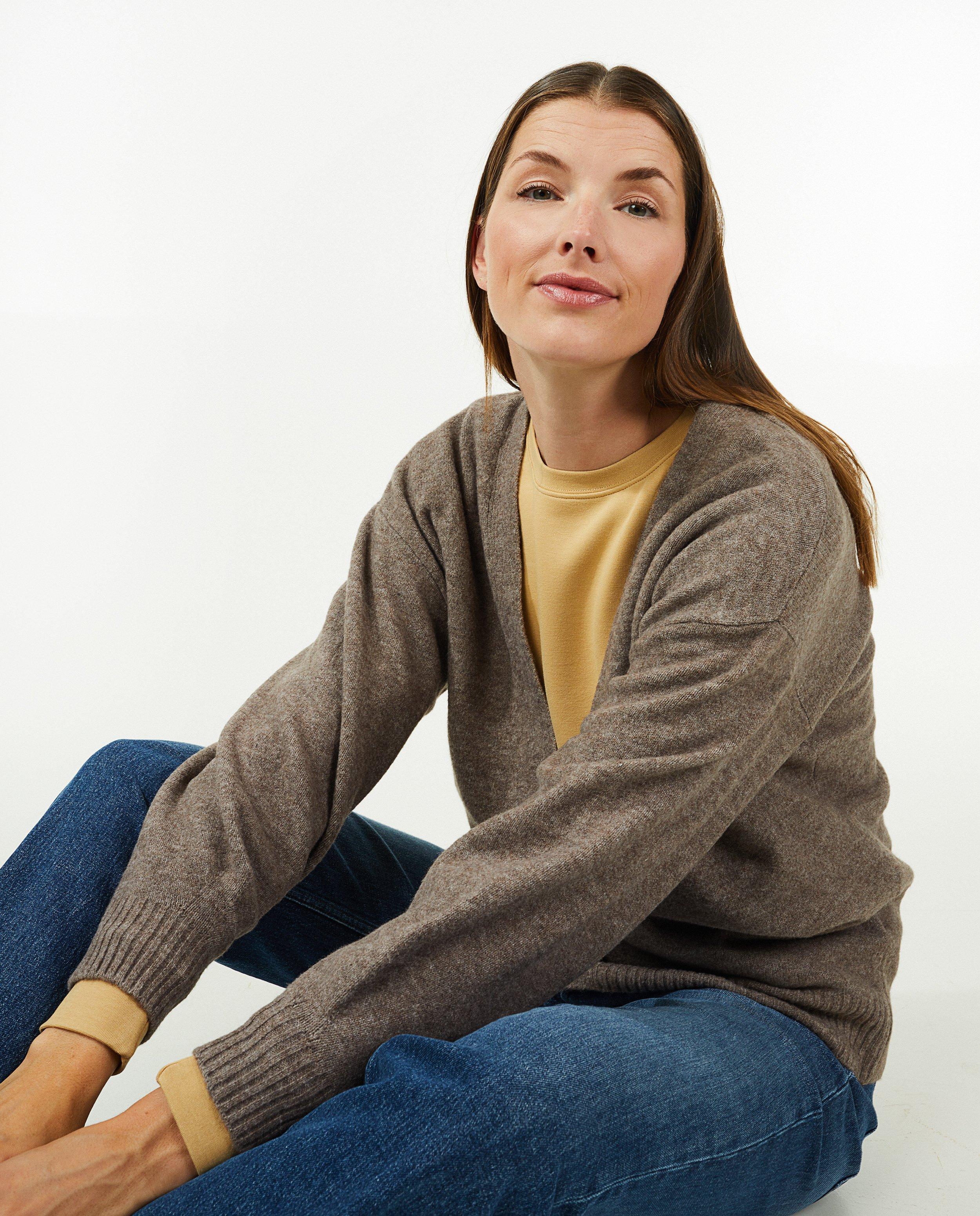 Cardigans - Cardigan en tricot, coupe mi-longue