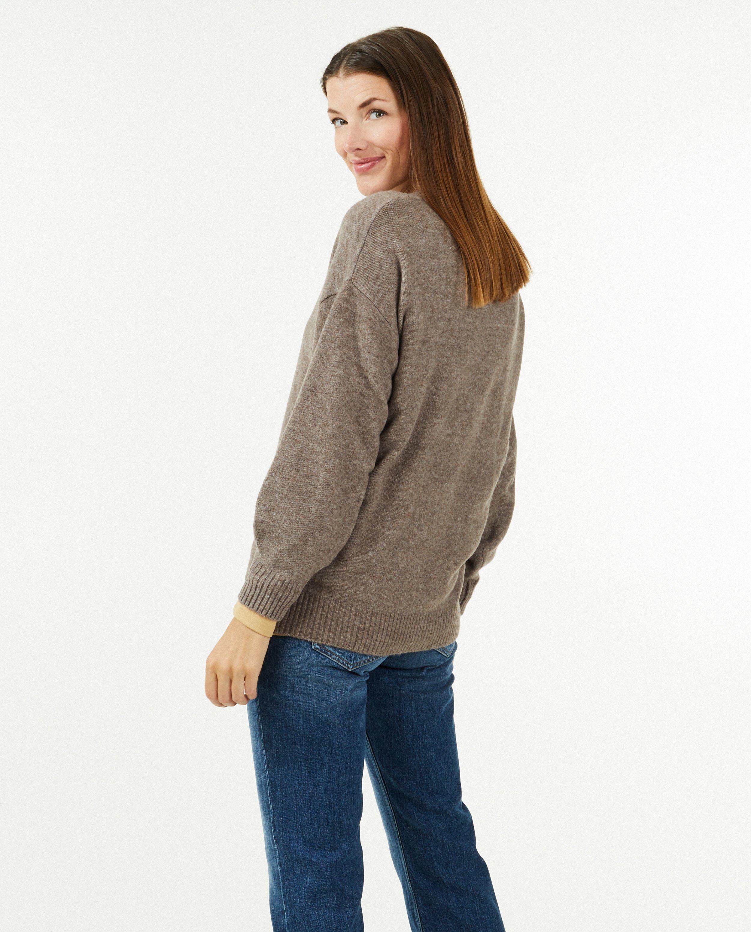 Cardigans - Cardigan en tricot, coupe mi-longue