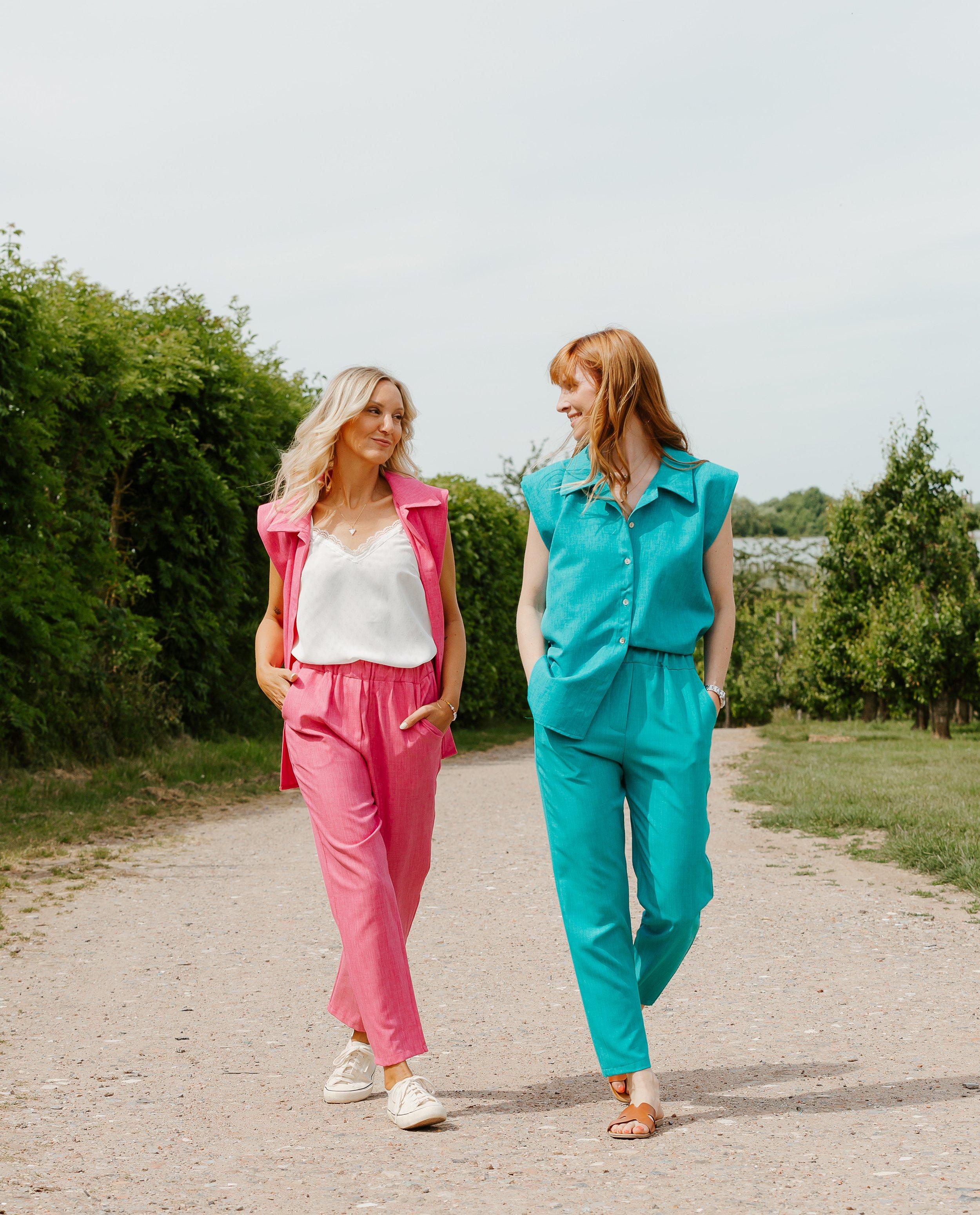 Hemden - Roze hemd met knopen