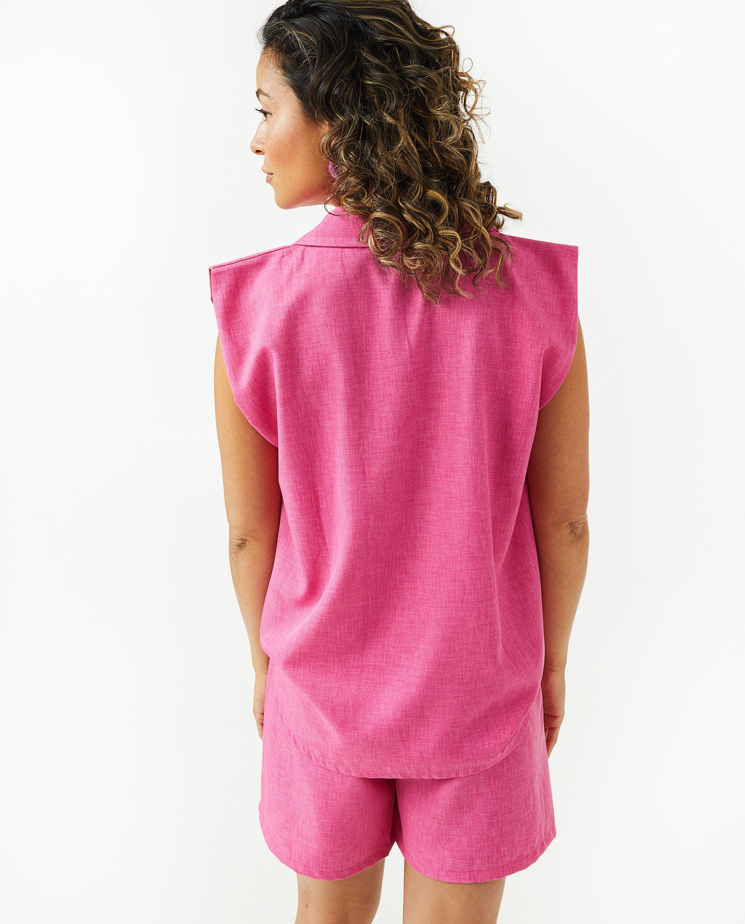 Chemises - Chemisier rose boutonné